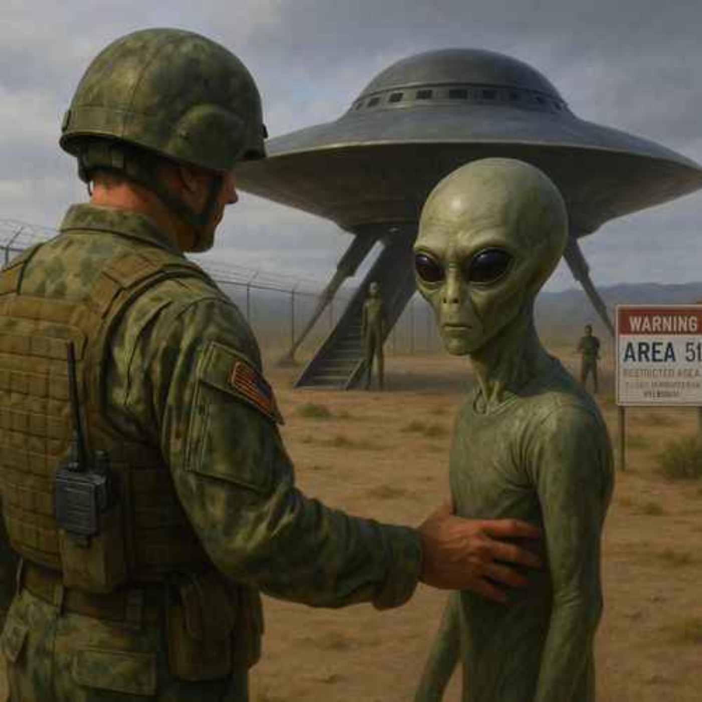 Area 51 – The Base Said to Store Crashed UFOs episode artwork