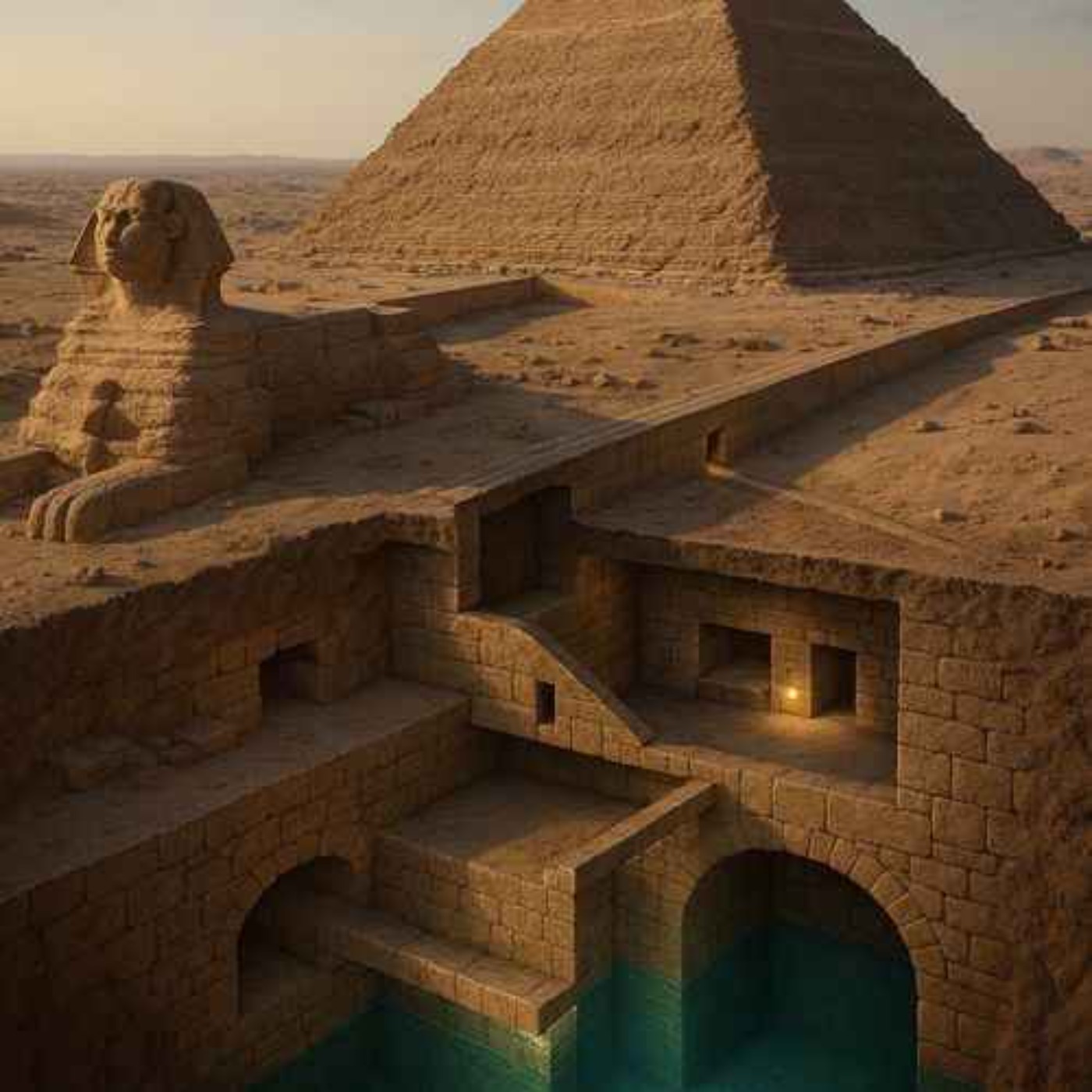 The Pyramids and Their Hidden Chambers and Spirals episode artwork