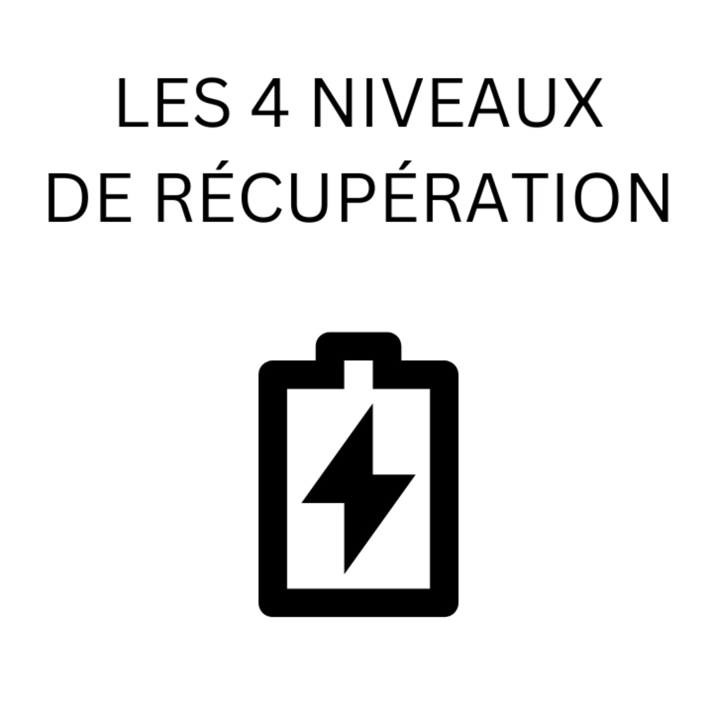 Les 4 Niveaux De Récupération episode artwork