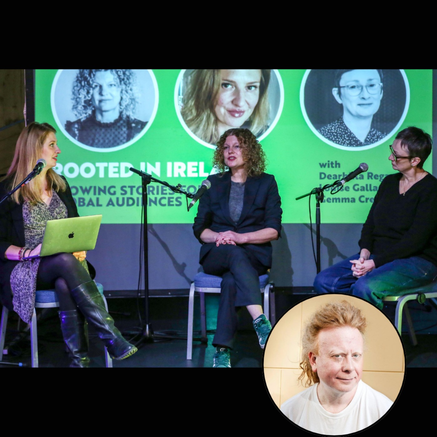 On the Ground: David Pope, Dearbhla Regan & Louise Gallagher at Foyle Film Festival