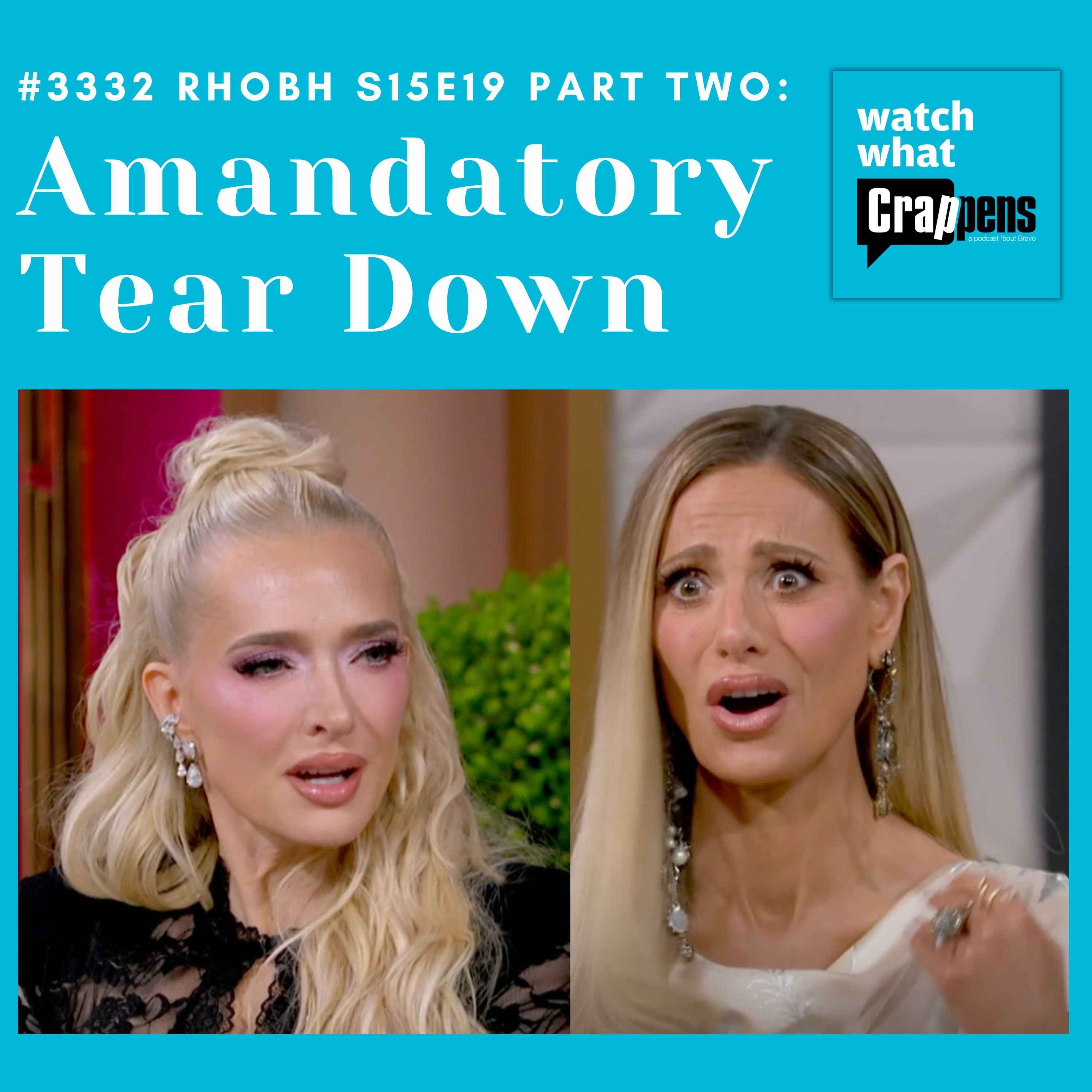 #3332 RHOBH S15E19 Part Two: Amandatory Tear Down