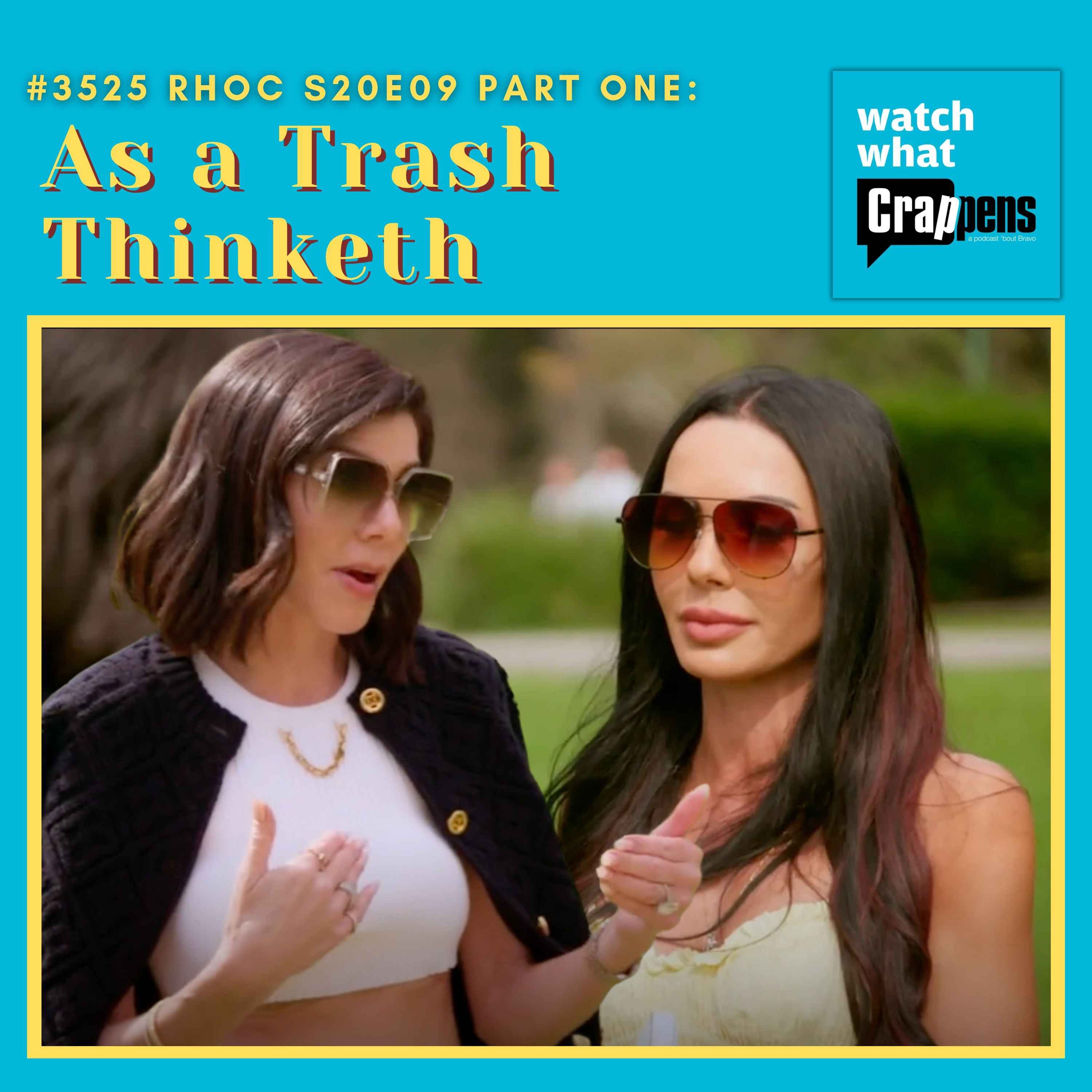 #3525 RHOC S20E09 Part One: As a Trash Thinketh
