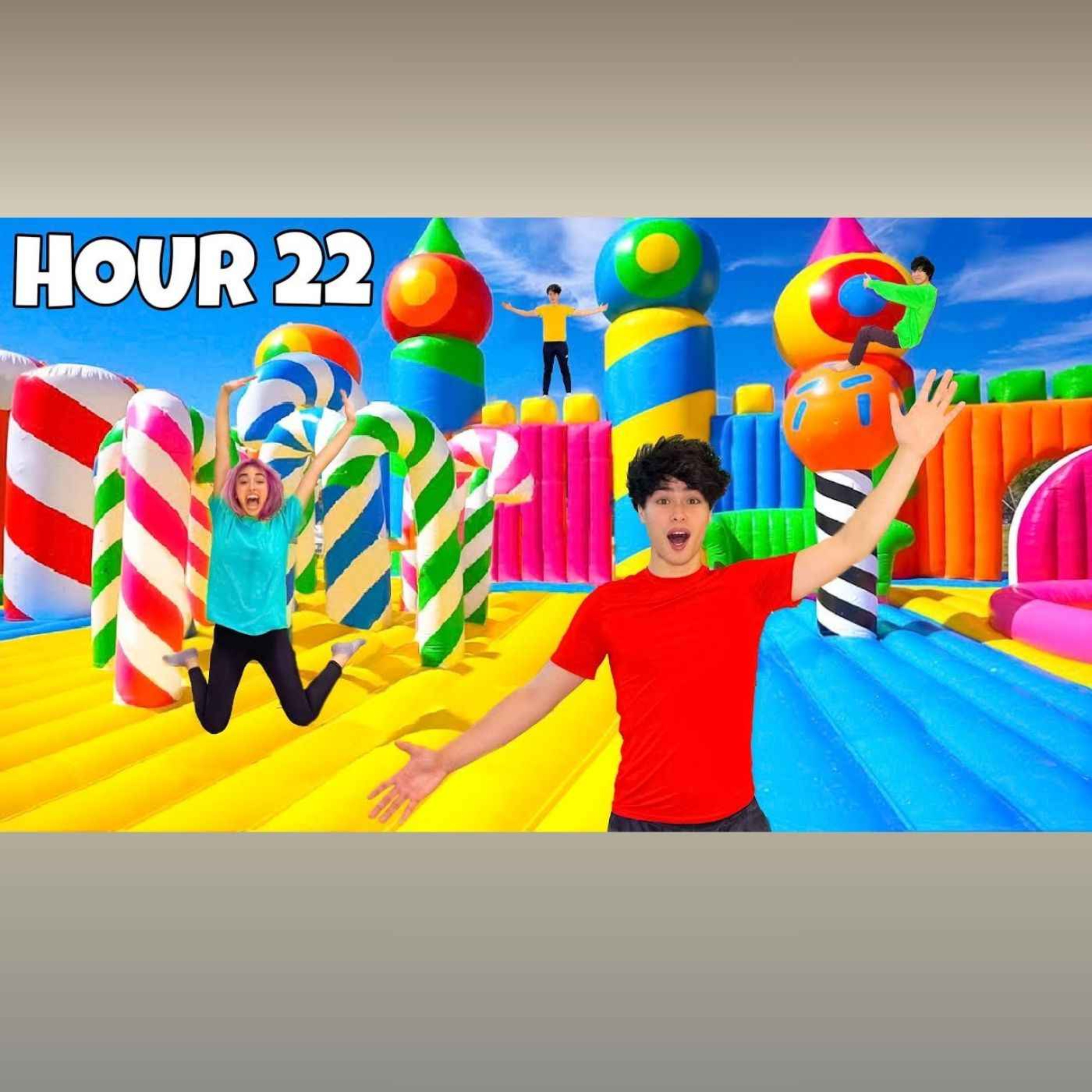 LAST TO LEAVE BOUNCE HOUSE WINS $10,000!!