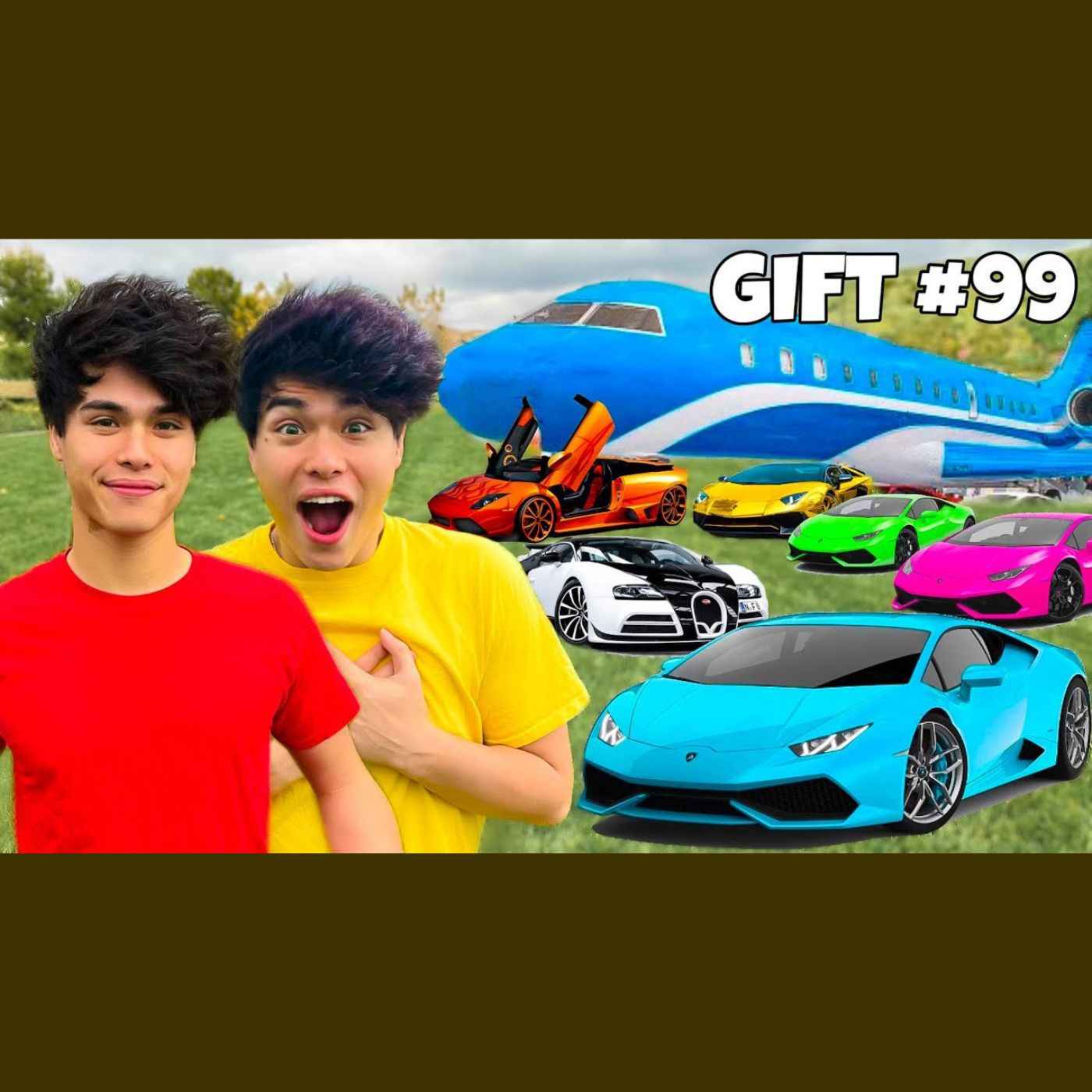 SURPRISING TWIN BROTHER WITH 100 GIFTS IN 24 HOURS!!