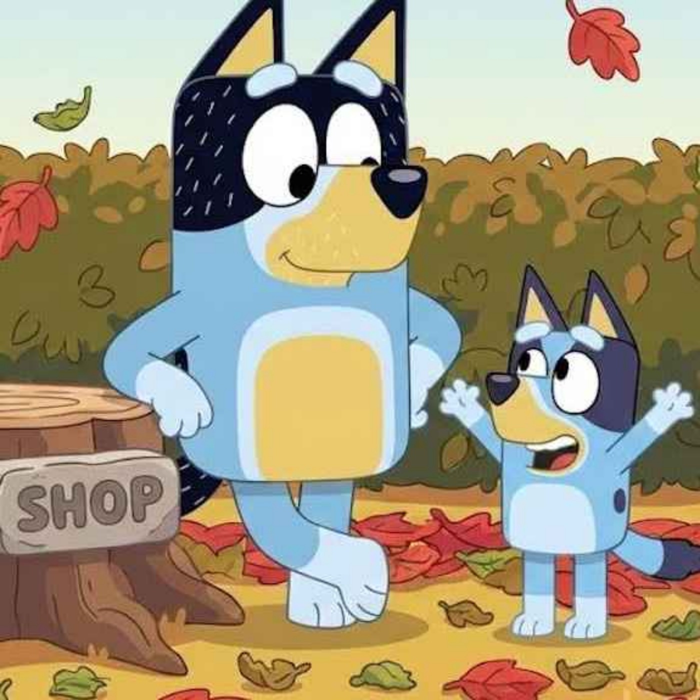 BLUEY: El Supermercado de Hojas 🍁 (Valor del dinero)