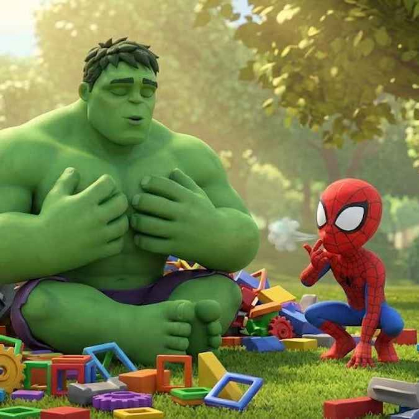 🕸️🕷️ ¡Peligro en el Parque! 🌋 Hulk contra el Volcán del Enfado