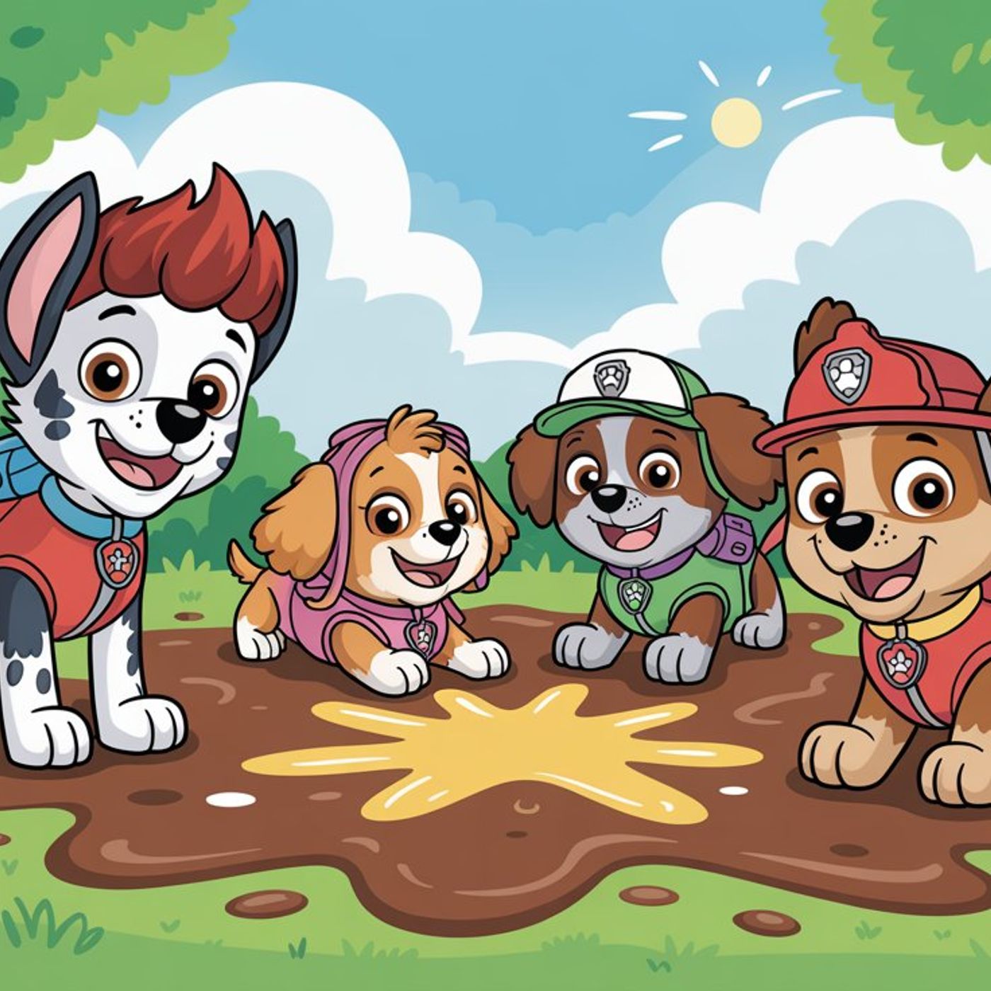 🐾Patrulla Canina y la Aventura en los Charcos🌳Audiocuentos
