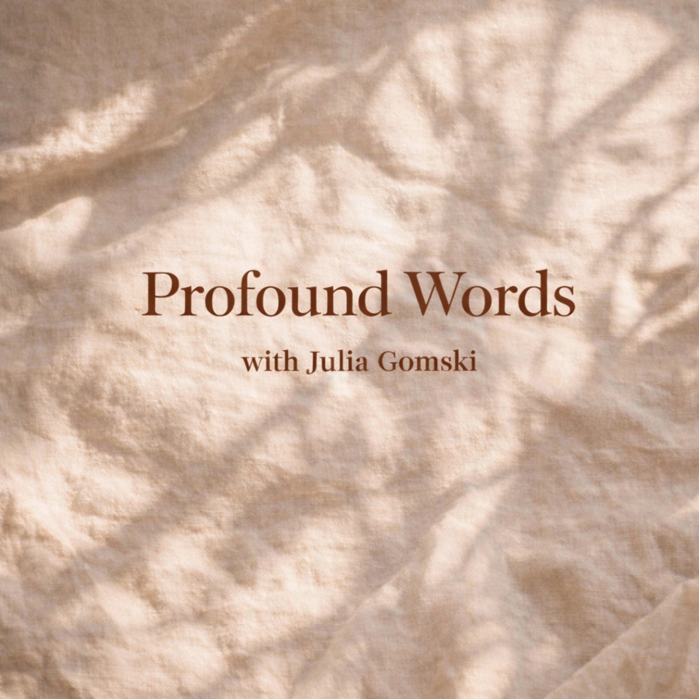 Profound Words cover art