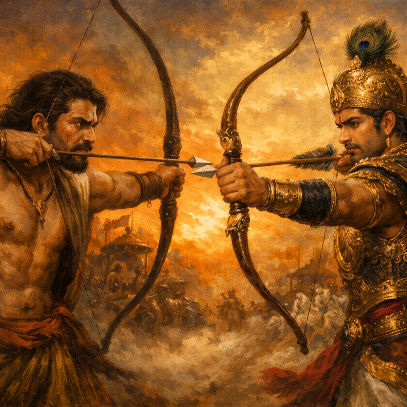 Karna vs Arjuna - Who Was Really More Powerful? | The Greatest Rivalry in the Mahabharata