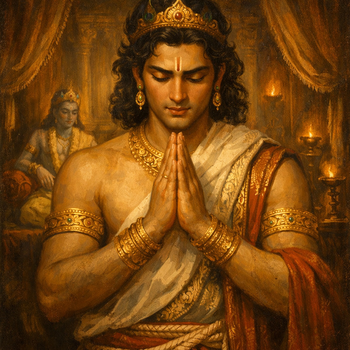 Why Did Krishna Not Fight at Kurukshetra? | Mahabharata Stories for Sleep episode artwork