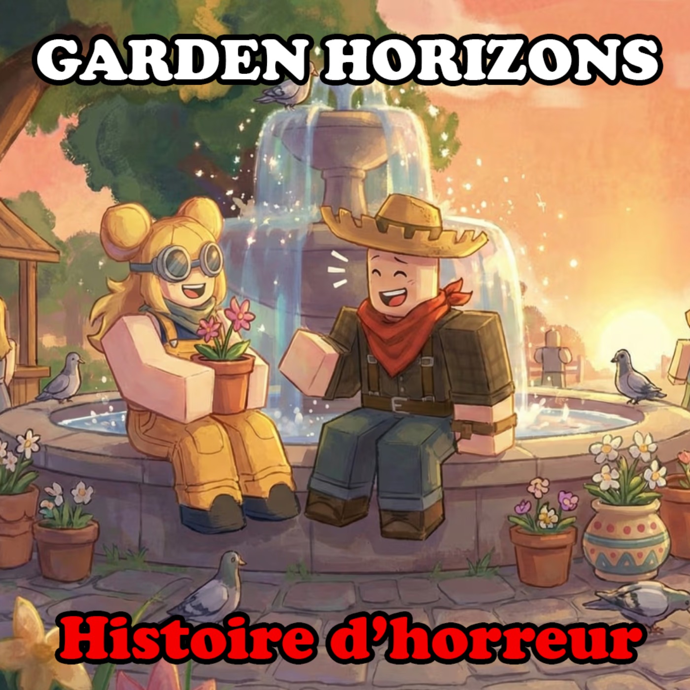 Garden Horizons Histoire d'Horreur Roblox Effrayante: Les Amis