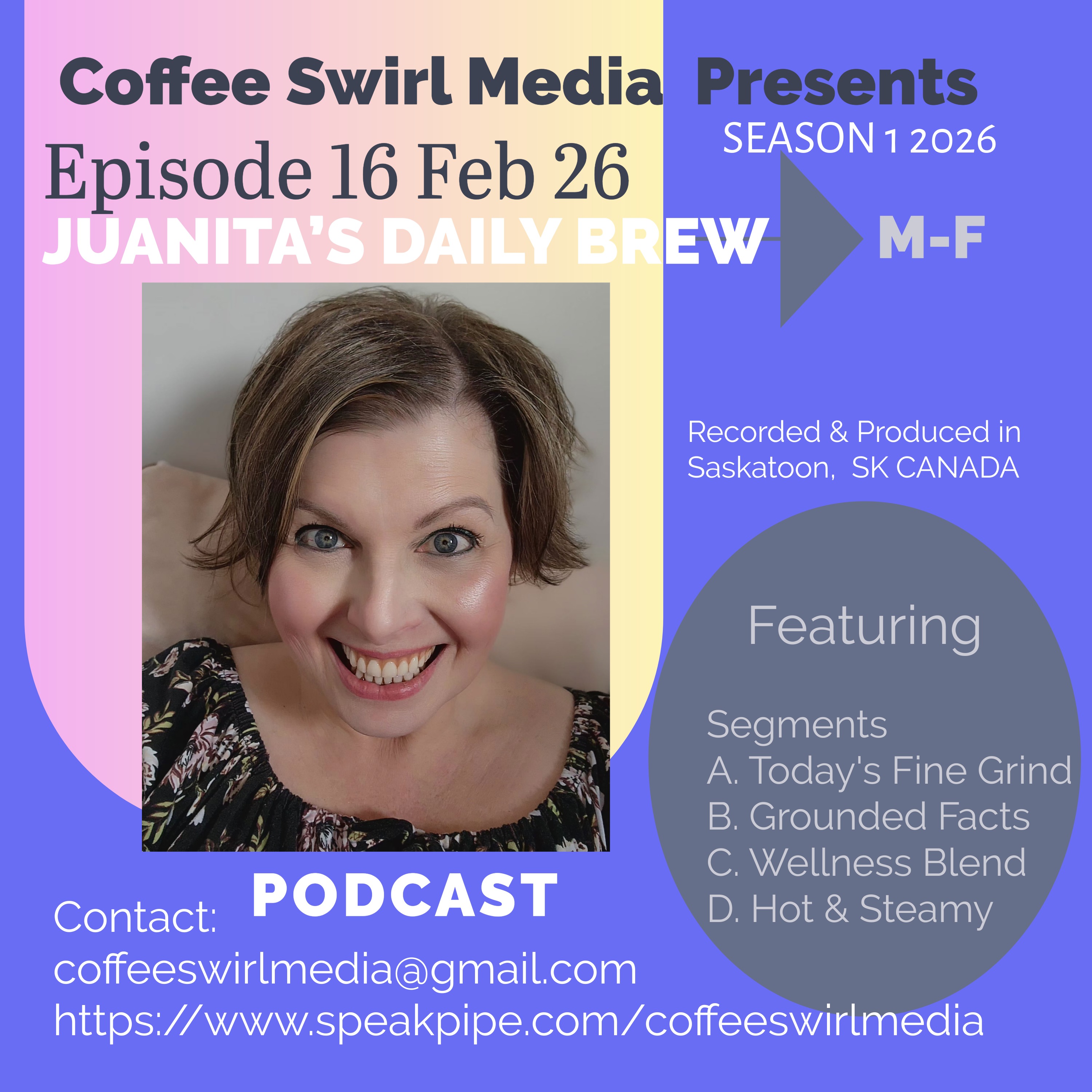 Juanita's Daily Brew Feb 26 2026 S1 Episode 16 episode artwork