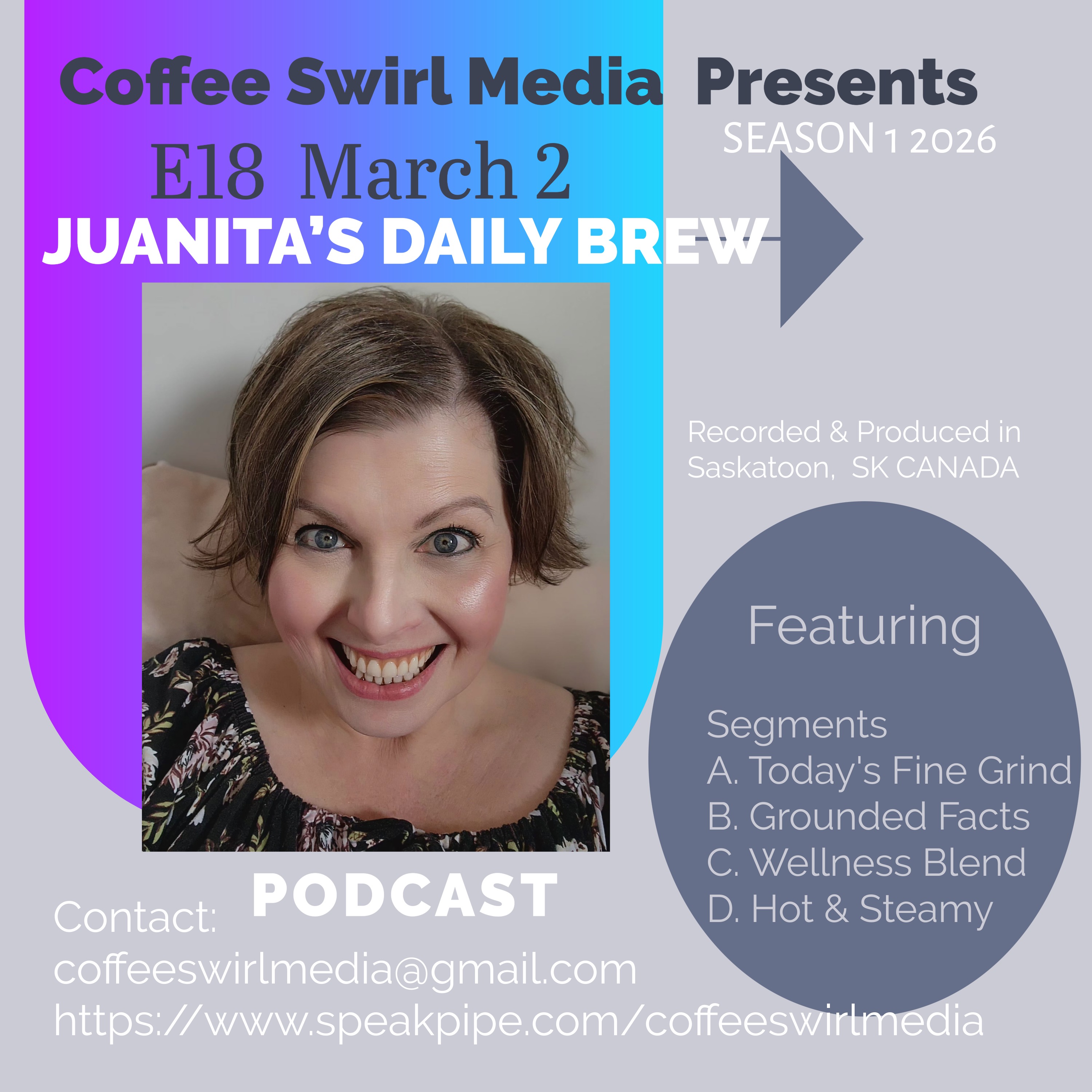 Juanita's Daily Brew March 2, 2026 S1 E18 episode artwork