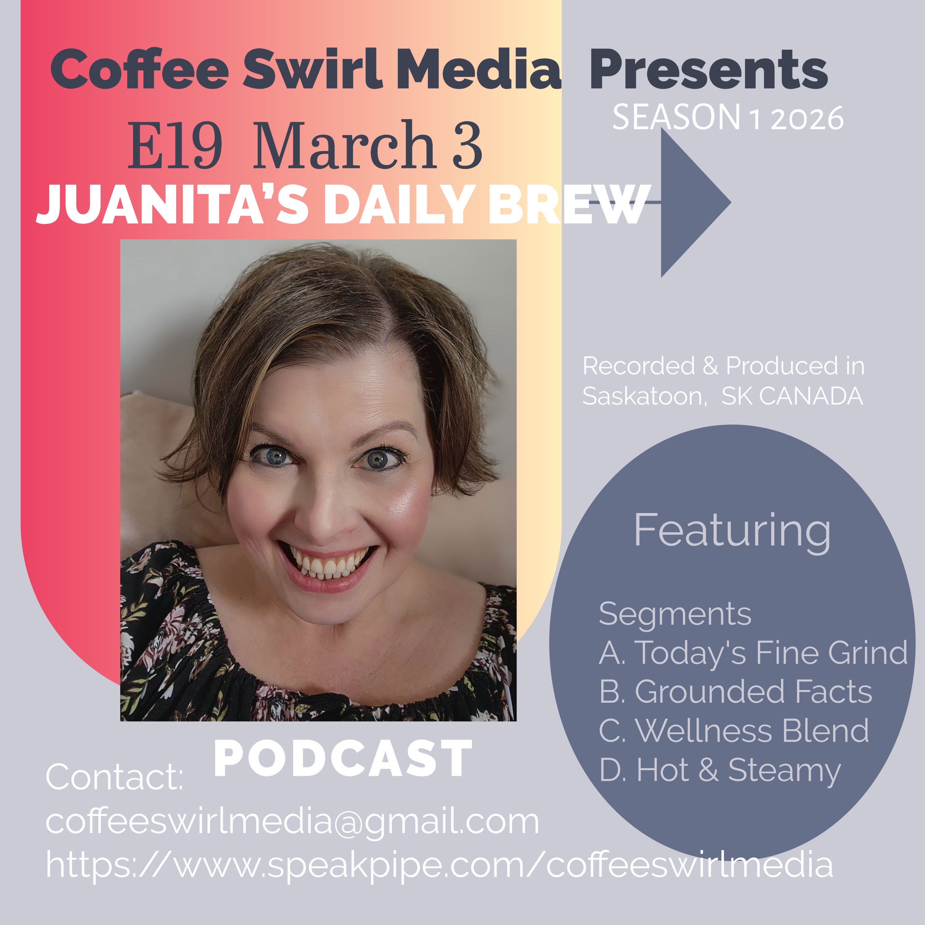 Juanita’s Daily Brew March 3, 2026 S1 E19 episode artwork