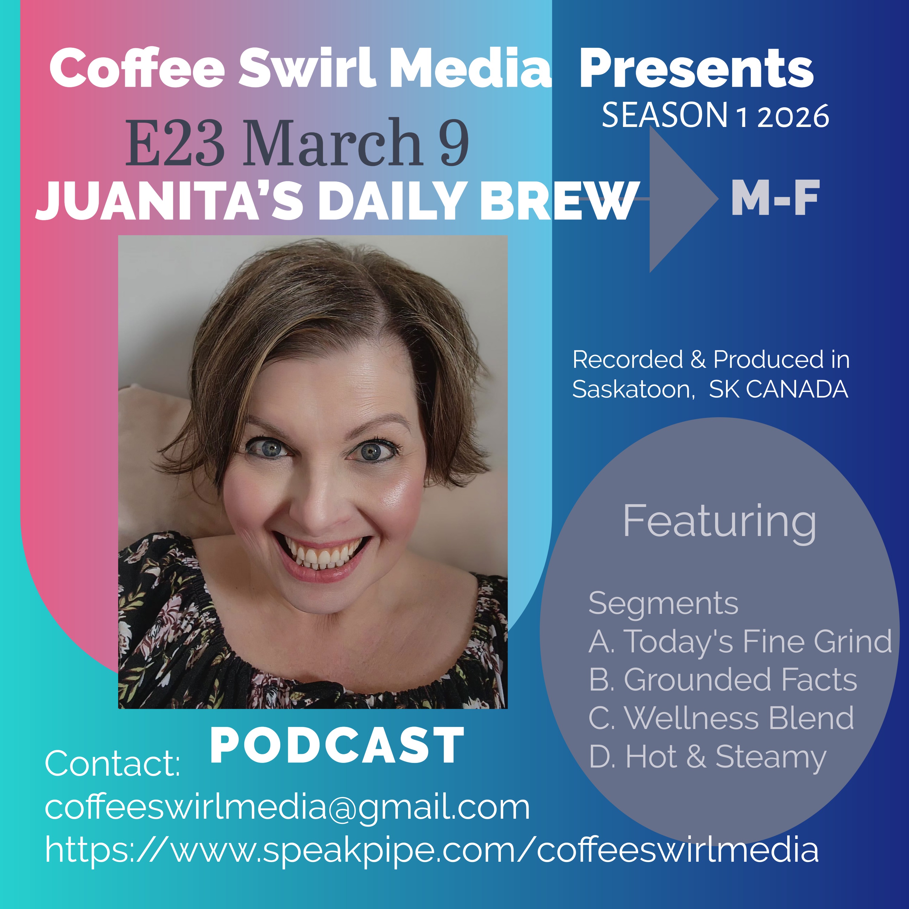 Juanita’s Daily Brew March 9, 2026 S1 E23 episode artwork