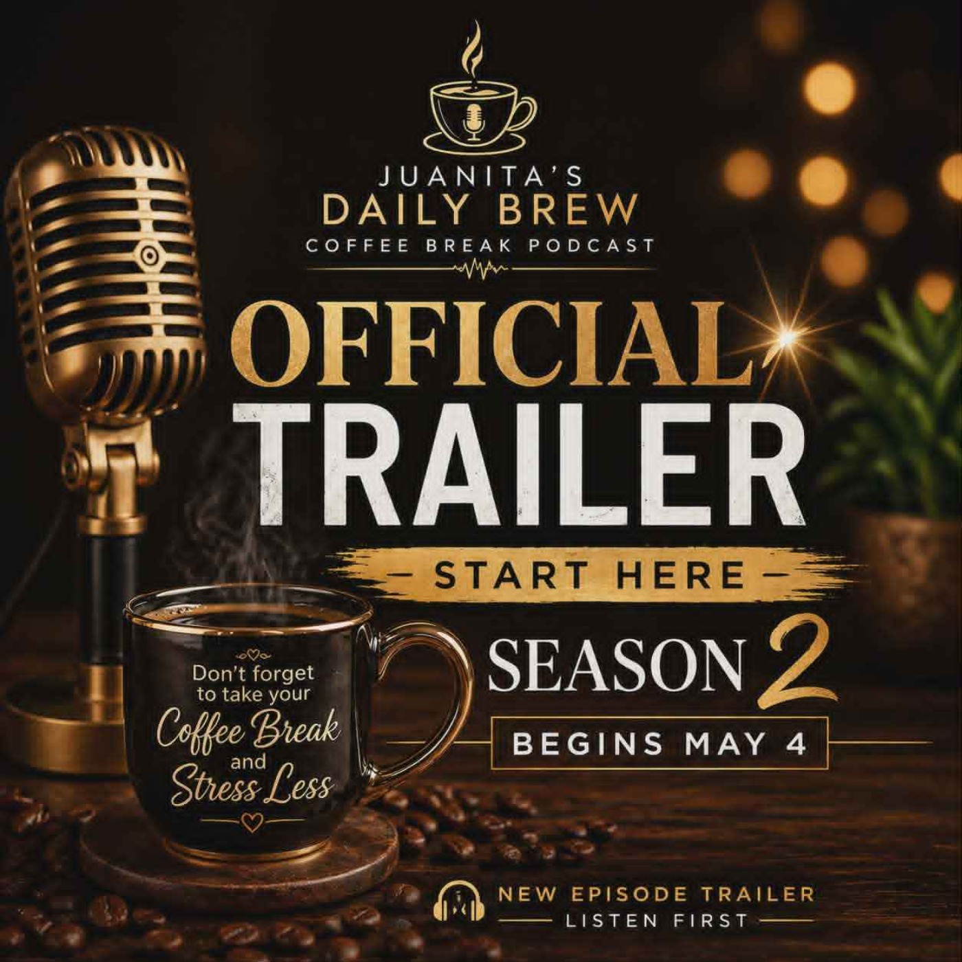 TRAILER Season 2 of Juanita’s Daily Brew — your coffee break for the mind. episode artwork