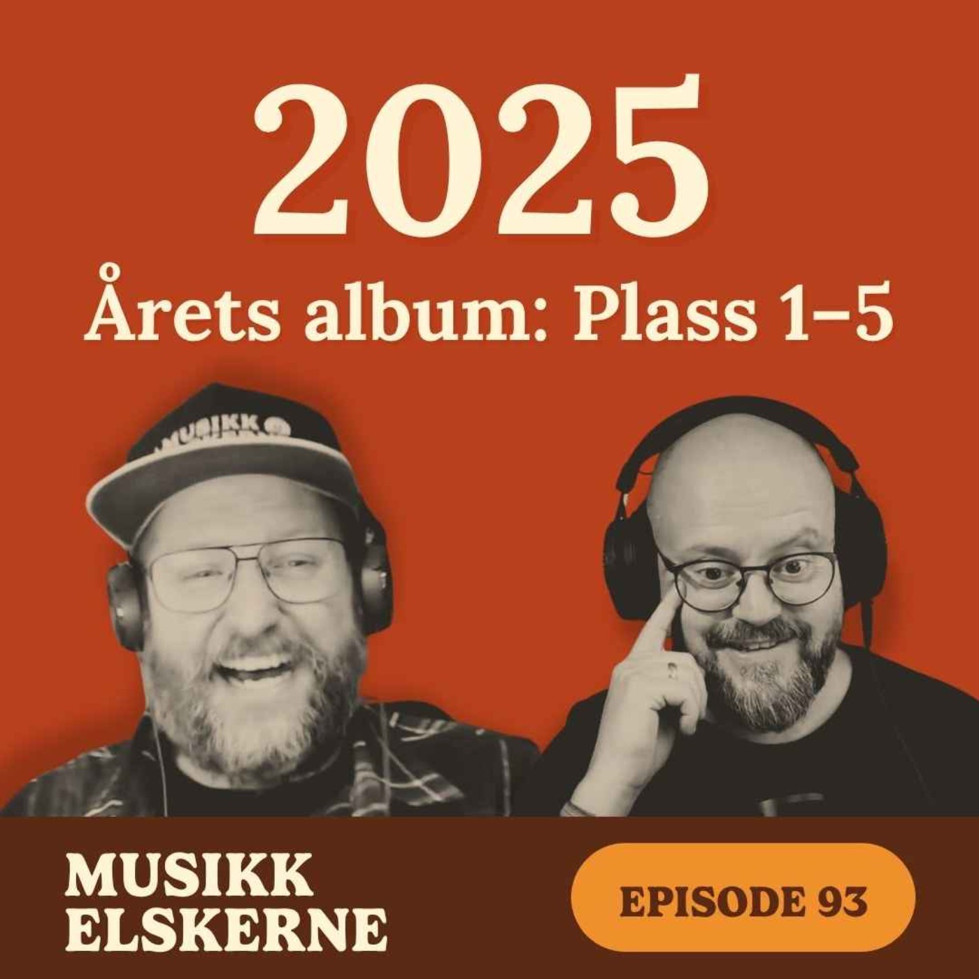 93 - Årets album 2025: Plass 1 til 5