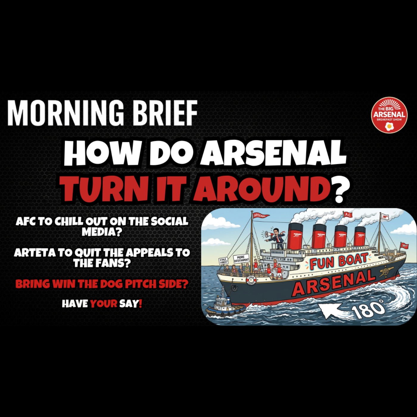 HOW DO ARSENAL TURN IT AROUND? 🛳️🔄 episode artwork
