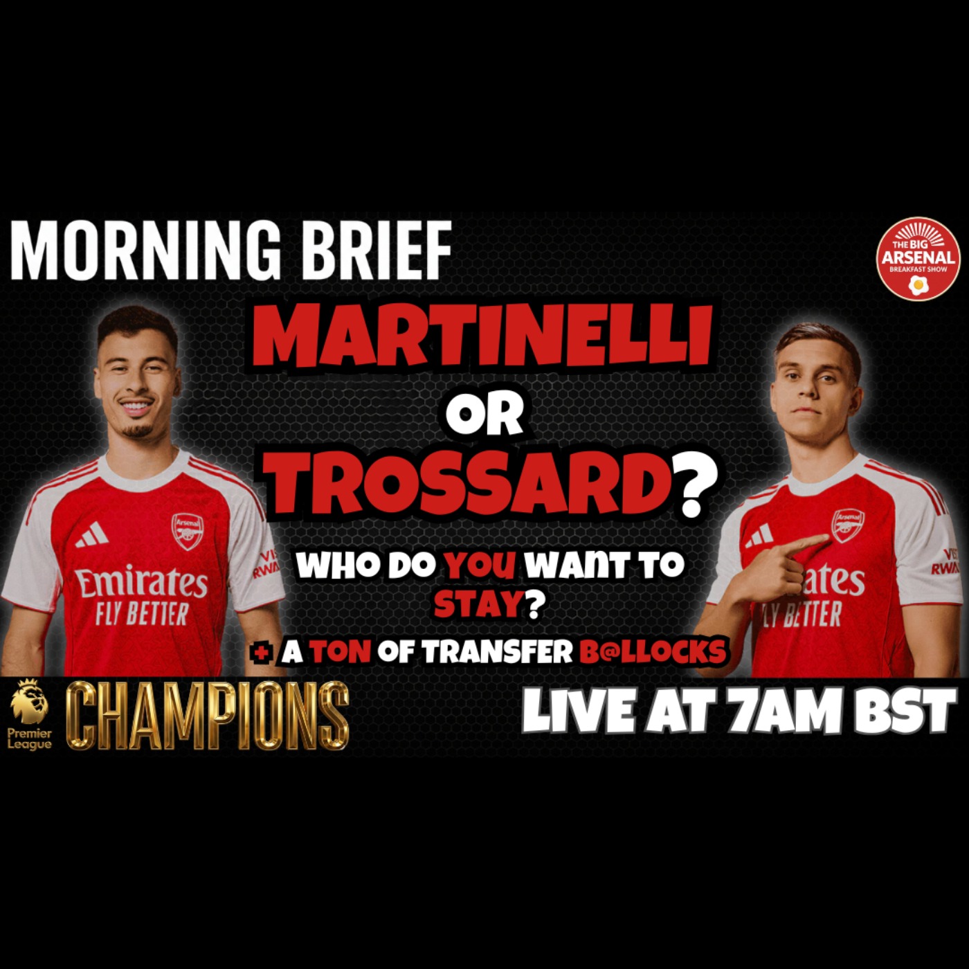 WHO STAYS: MARTINELLI OR TROSSARD? 🚨⚽ episode artwork