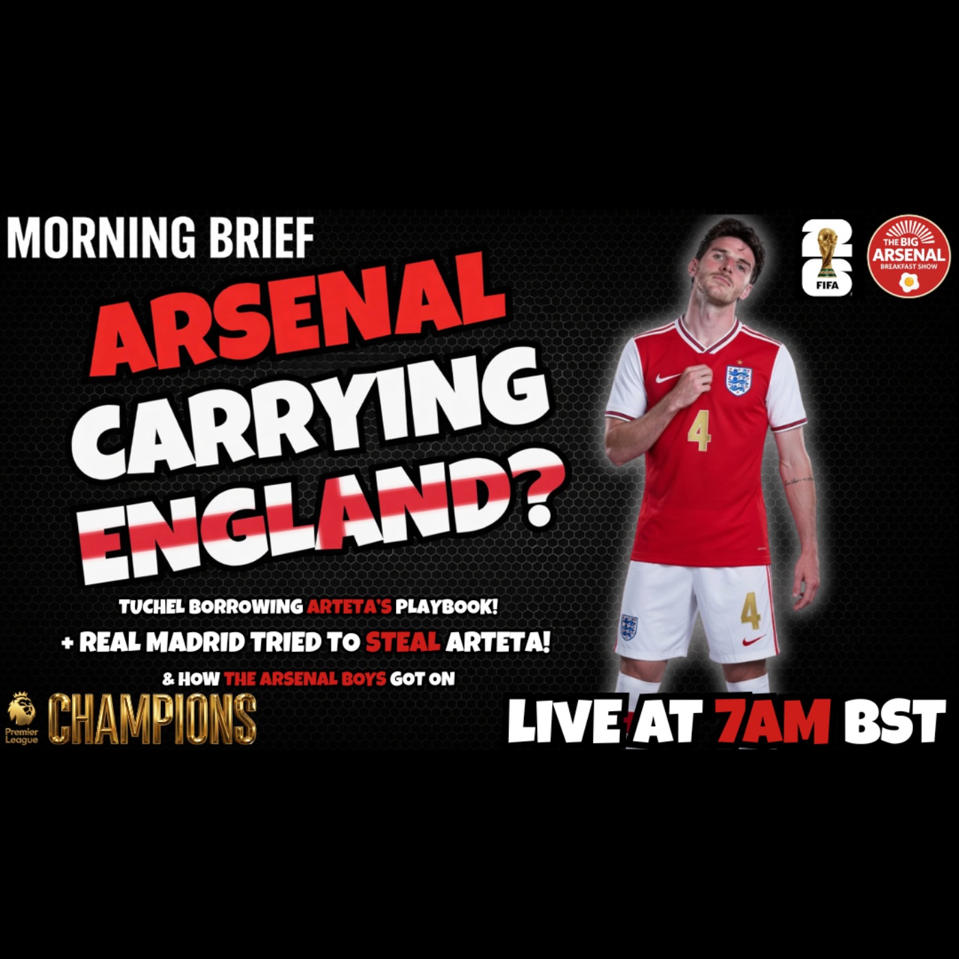 ARSENAL CARRYING ENGLAND? + Real Madrid cohort tried to steal Arteta! episode artwork