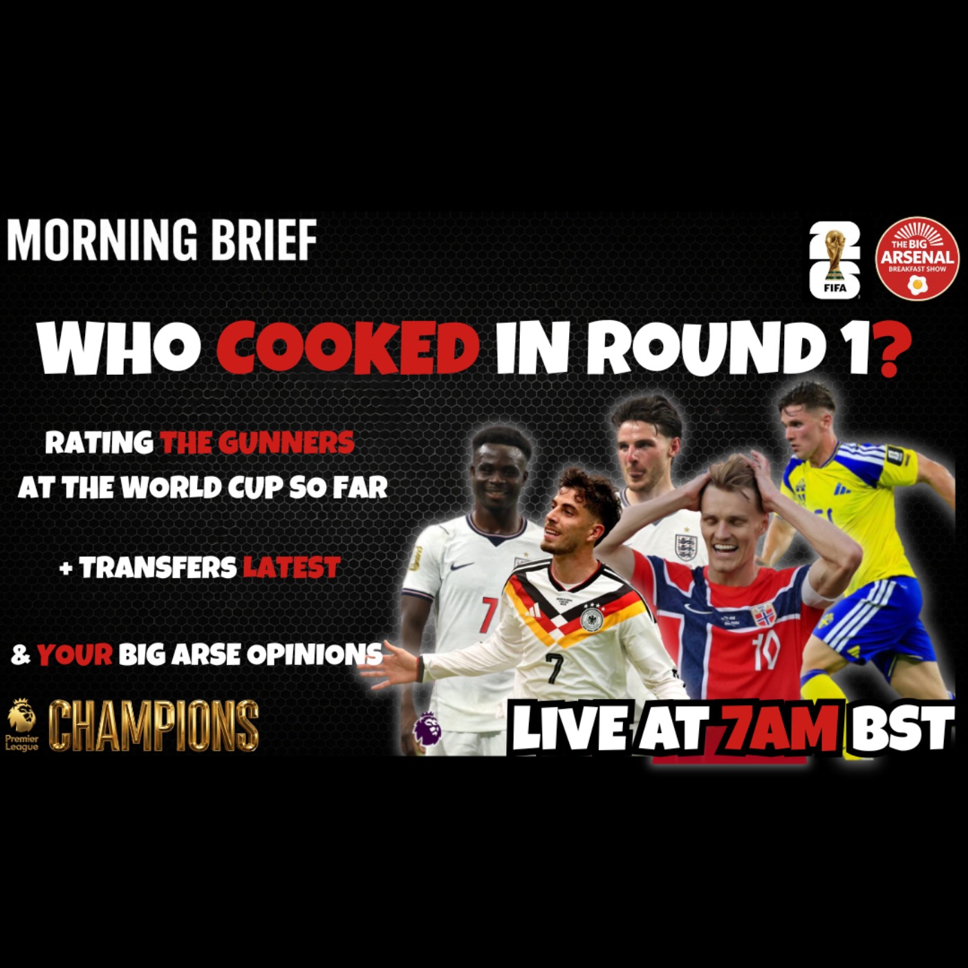 WHO COOKED IN ROUND 1? 🔥🏆 | Rating the Gunners at the World Cup So Far episode artwork