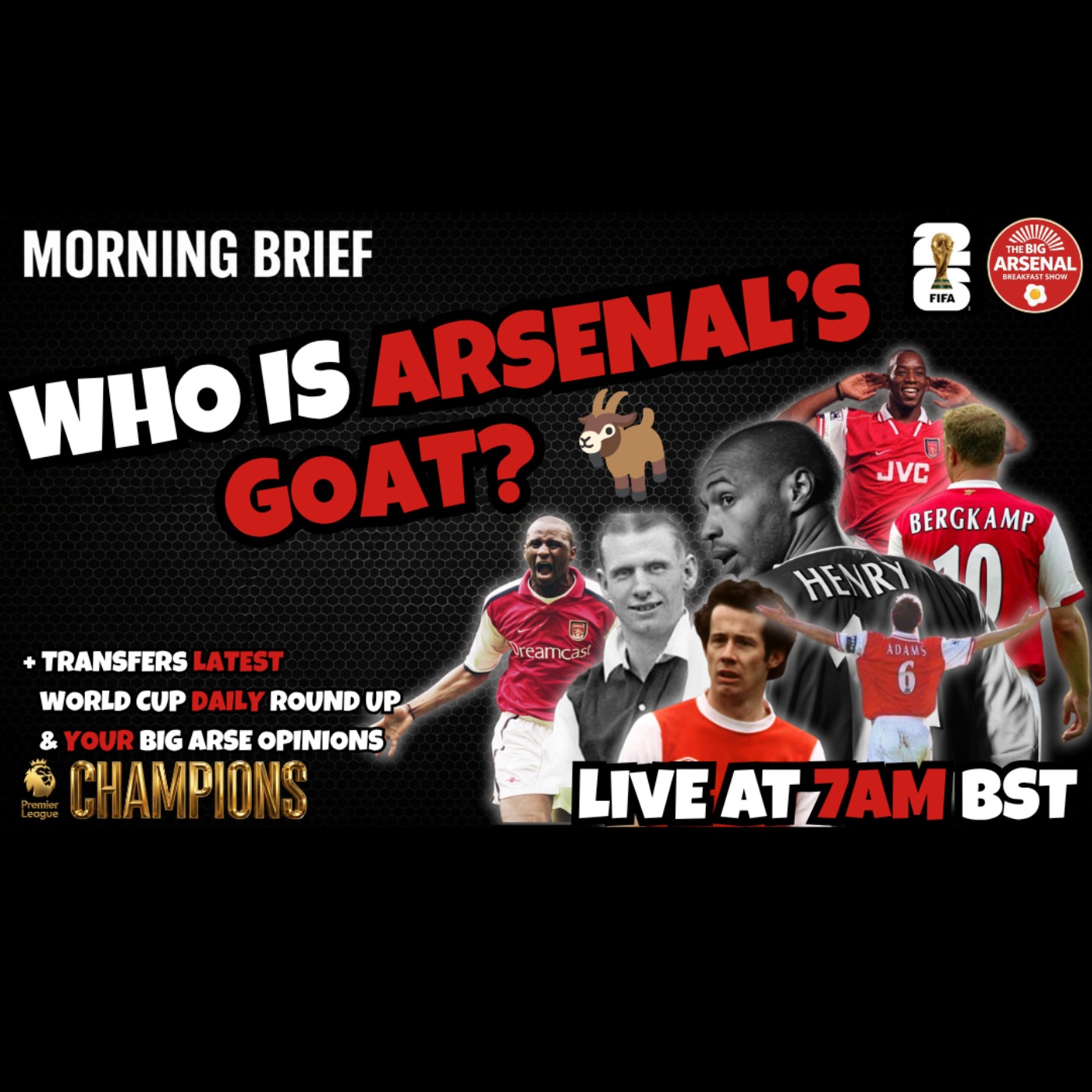 WHO IS ARSENAL’S GOAT? 👑🔴 episode artwork
