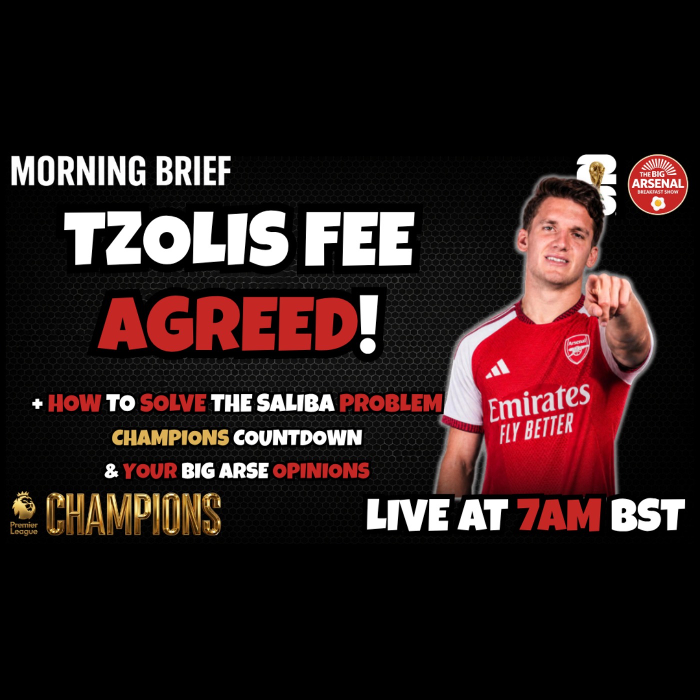 🎬 TZOLIS FEE AGREED! 🇬🇷✈️ + HOW TO SOLVE THE SALIBA PROBLEM! 💔🚨 episode artwork