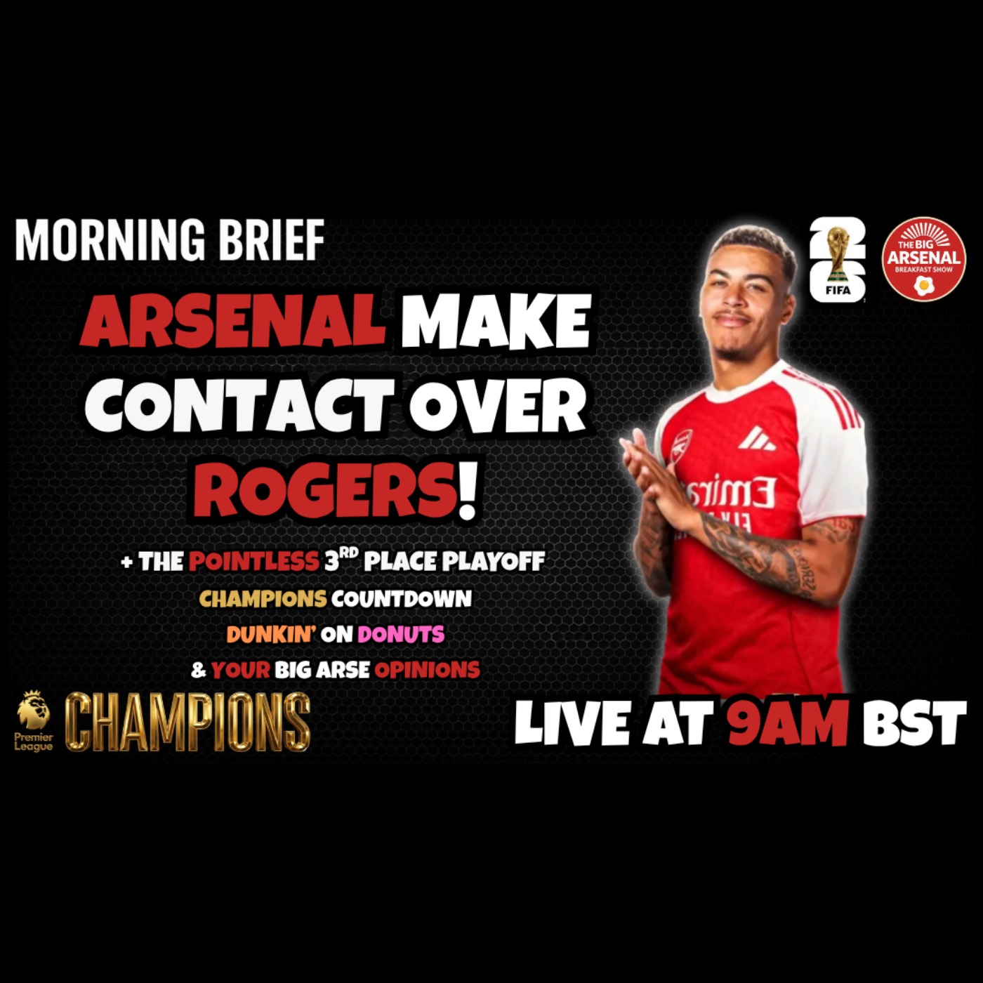 🎬 ARSENAL CONTACT ROGERS! 📞🔥 BUT IS HE WORTH £100M+?! episode artwork