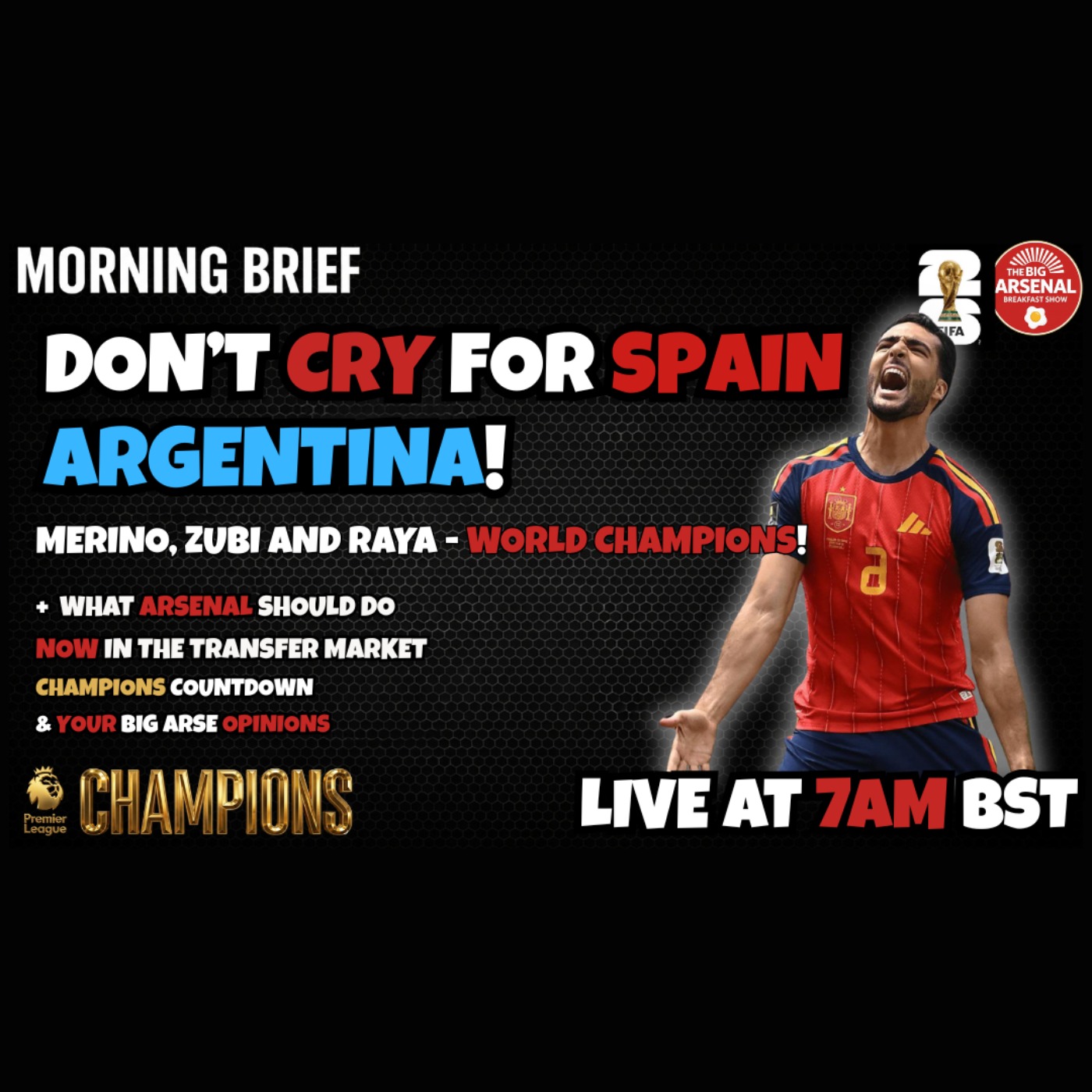 DON'T CRY FOR SPAIN ARGENTINA!  Merino, Zubi and Raya are World Champions! episode artwork