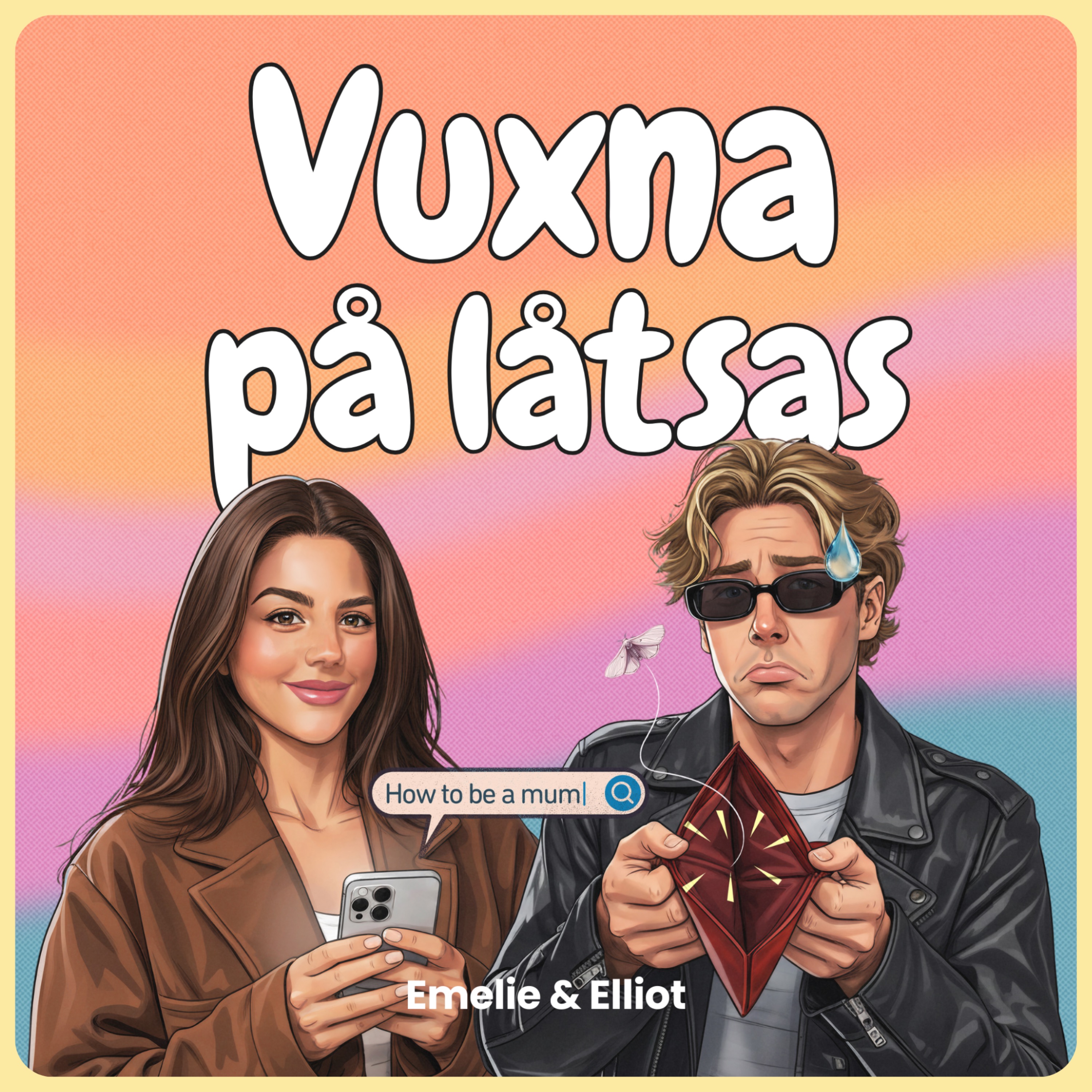 Vuxna på låtsas cover art