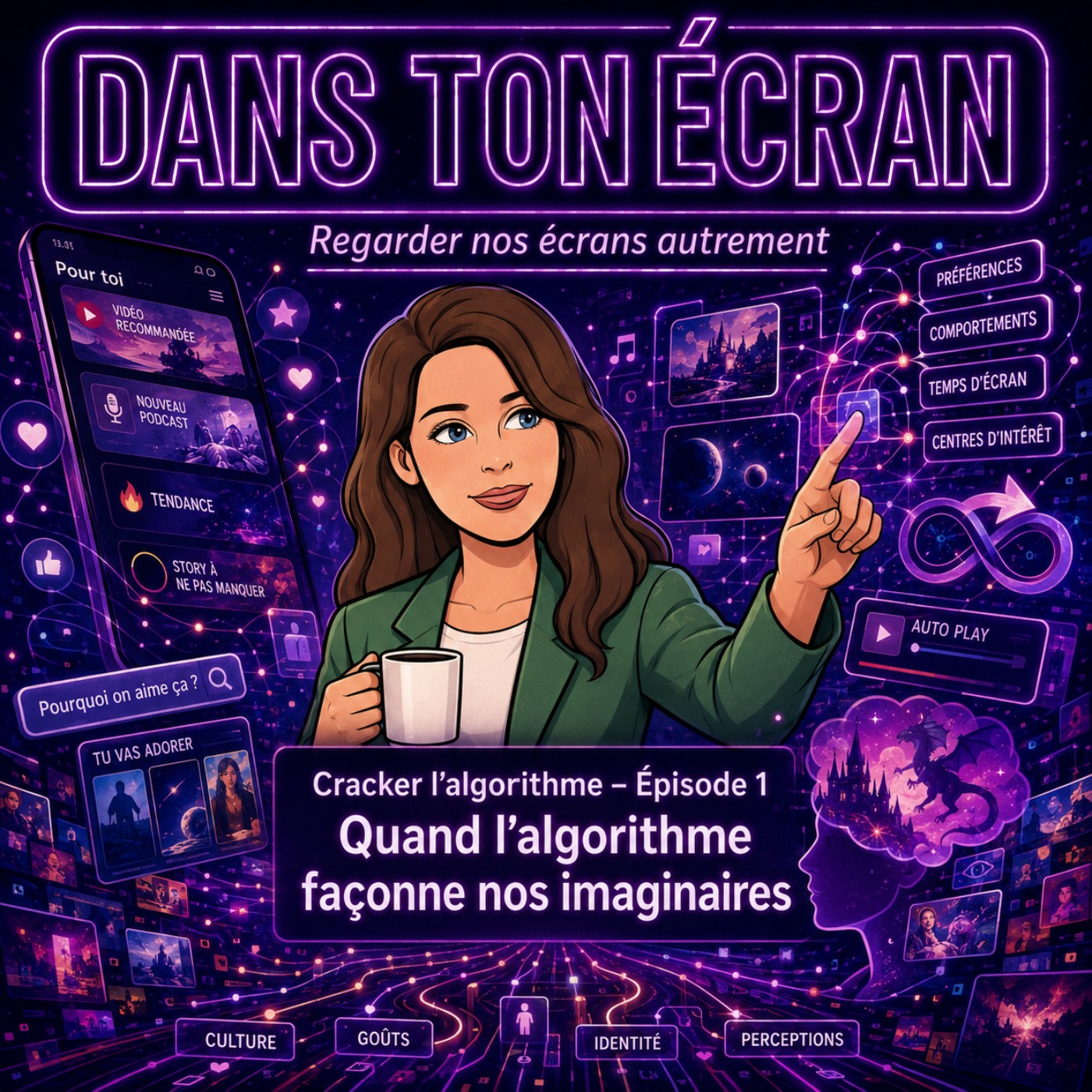 Quand l’algorithme façonne nos imaginaires -1-2 Avec Laurent François (Craquer l’algorithme, réenchanter les réseaux sociaux) episode artwork