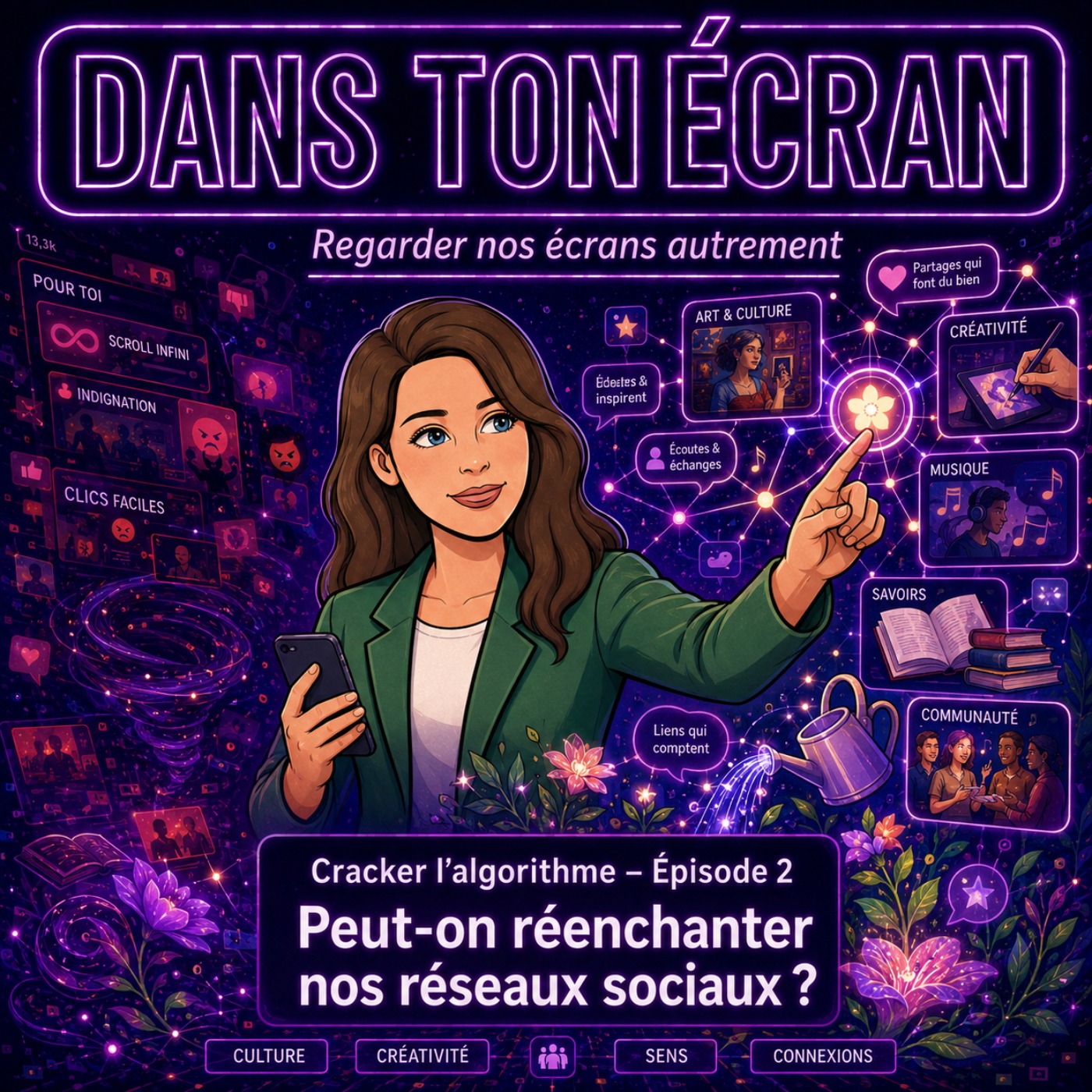 Peut-on réenchanter nos usages numériques ? Avec Laurent François (Craquer l’algorithme, réenchanter les réseaux sociaux) episode artwork