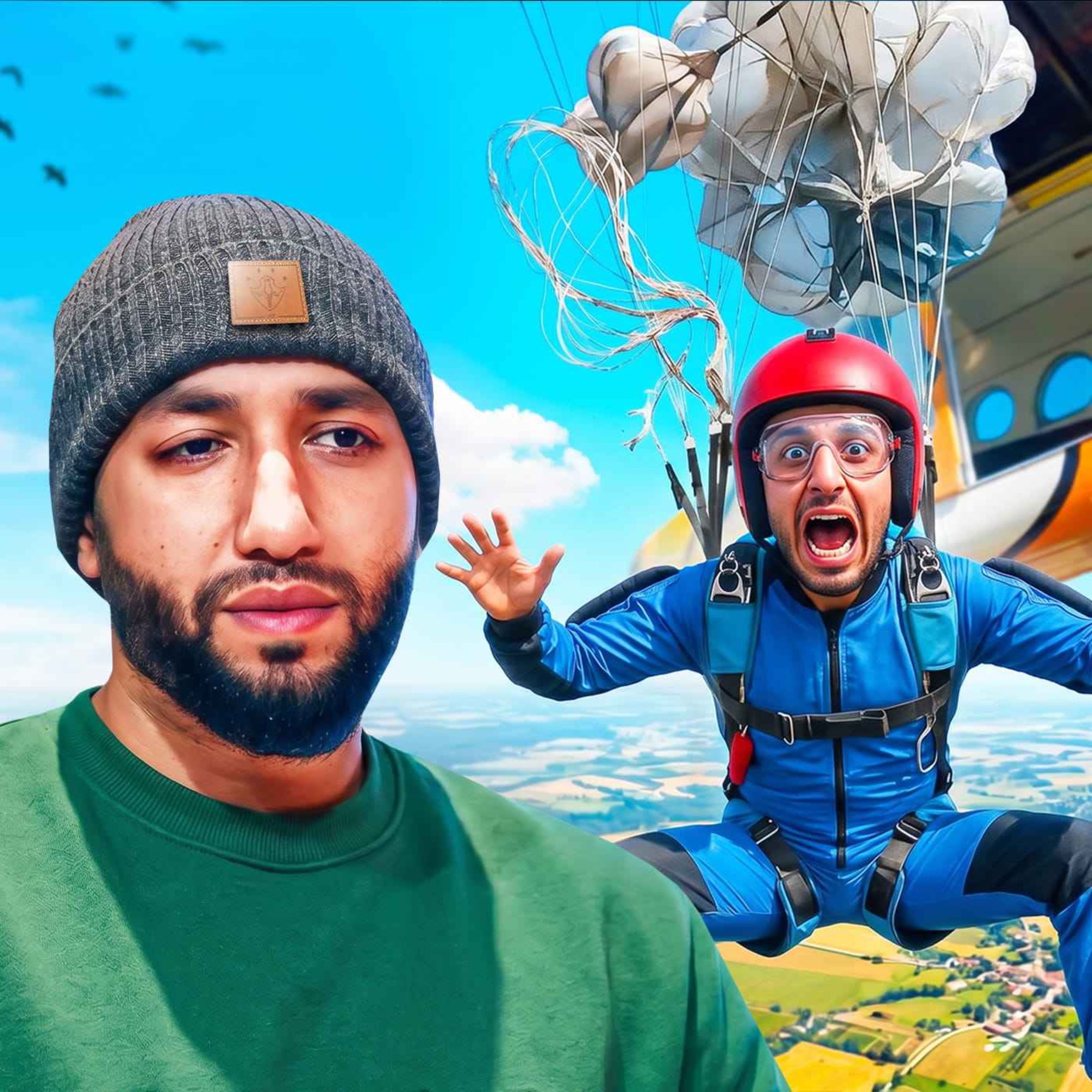 RebeuDeter - Il avait une chance sur 100 000 que son saut en parachute finisse comme ça...