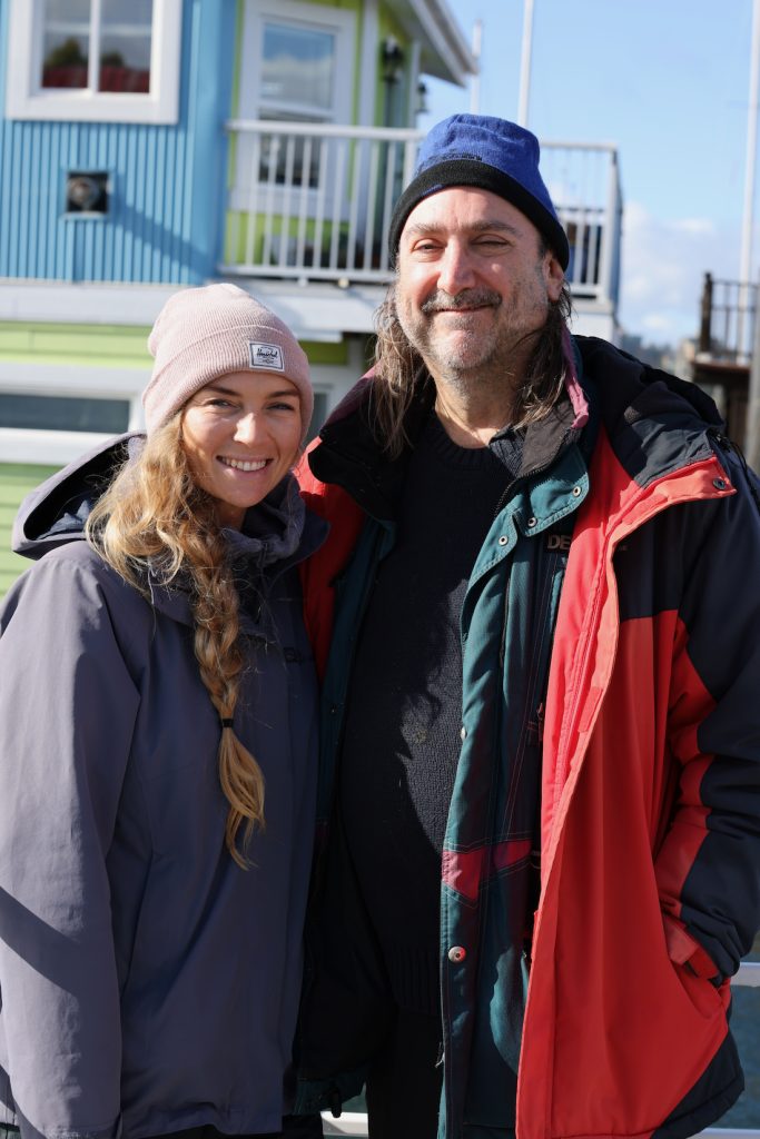 Skaana with Mark Leiren-Young