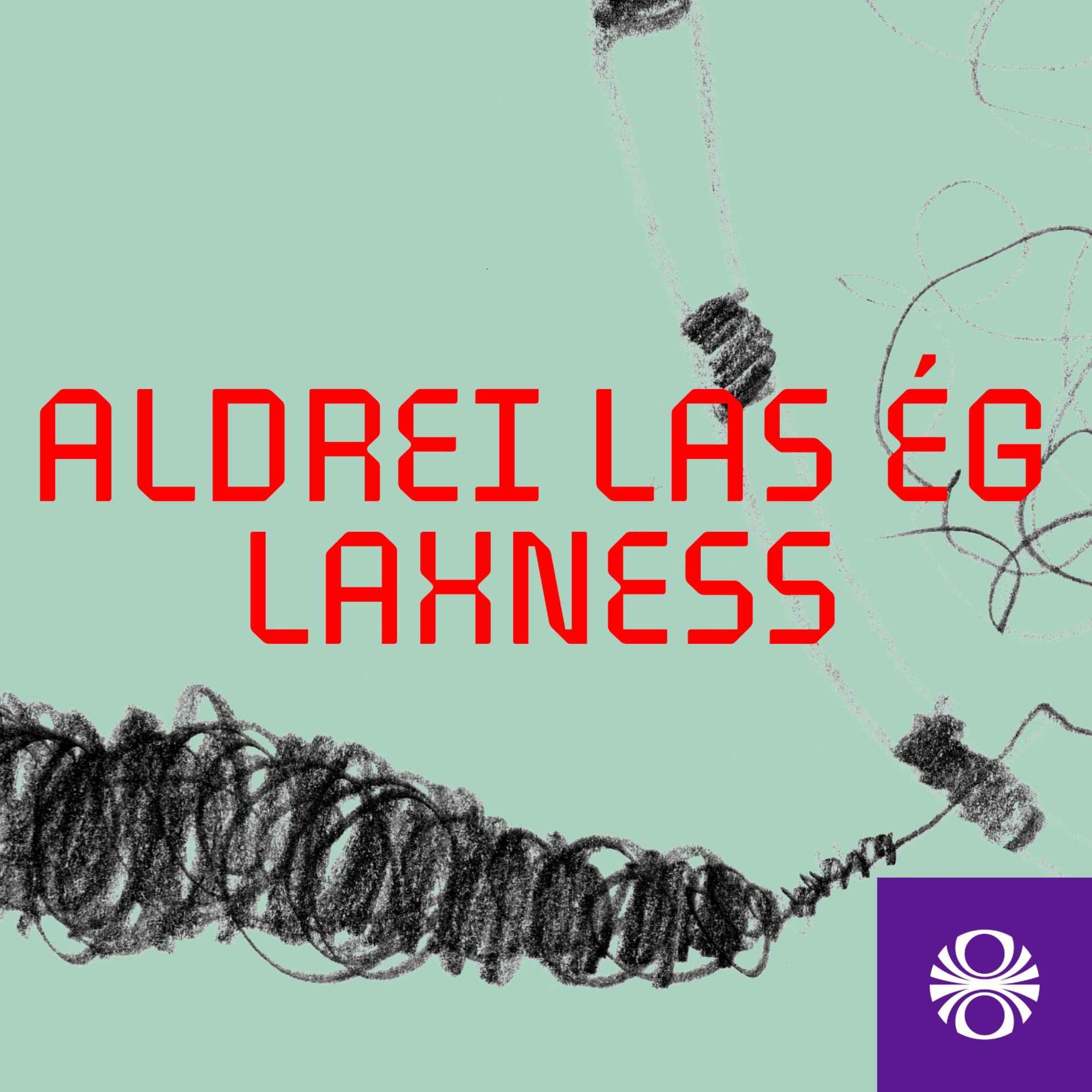 Aldrei las ég Laxness cover art
