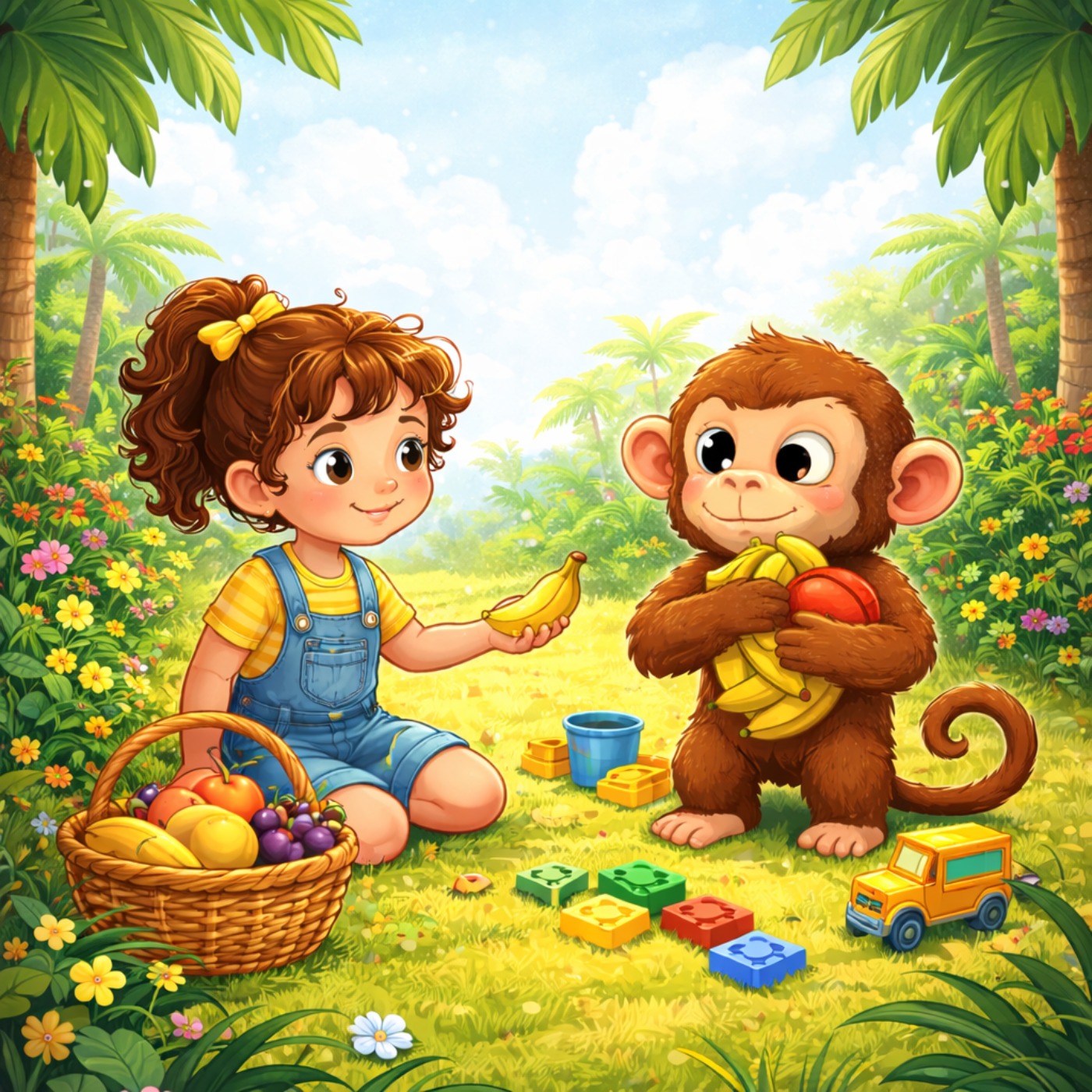 Maddie and the Monkey Who Would Not Share