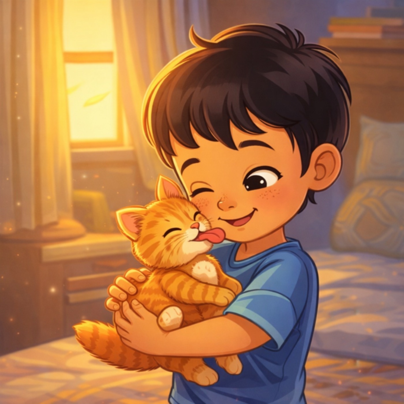 Kai and the Kitten Who Thought He Could Never Meow