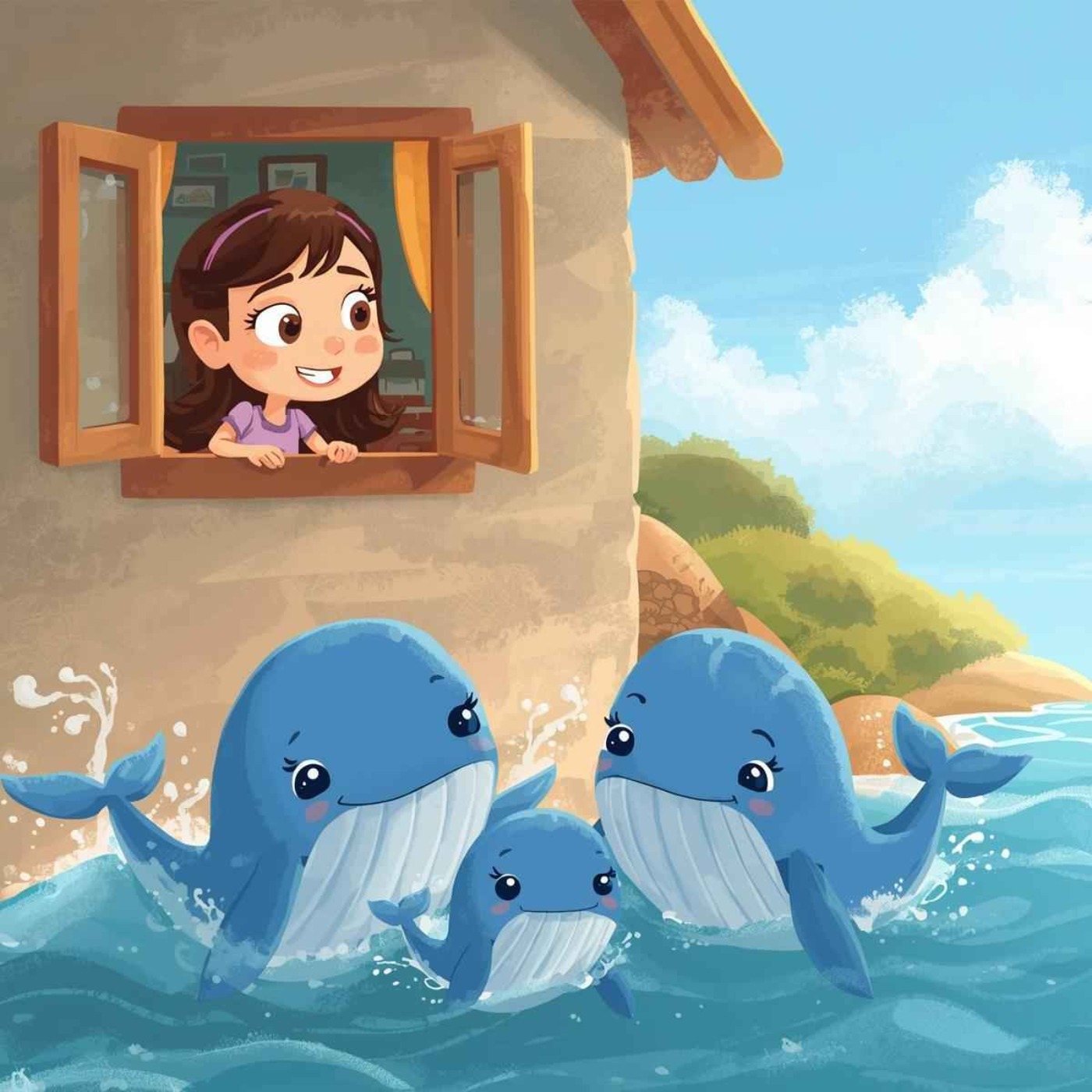 Winnie and The Whale Family