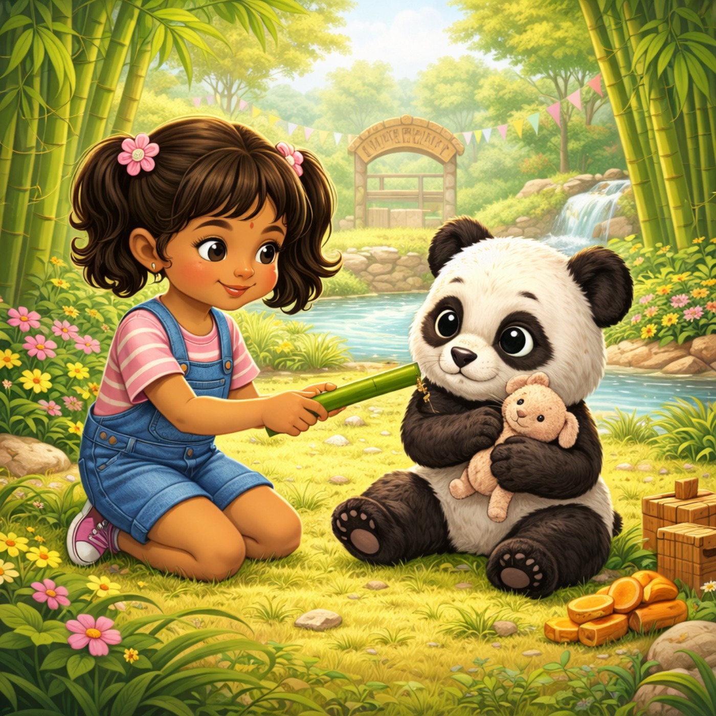 Pam and the Panda’s First Day at the Zoo