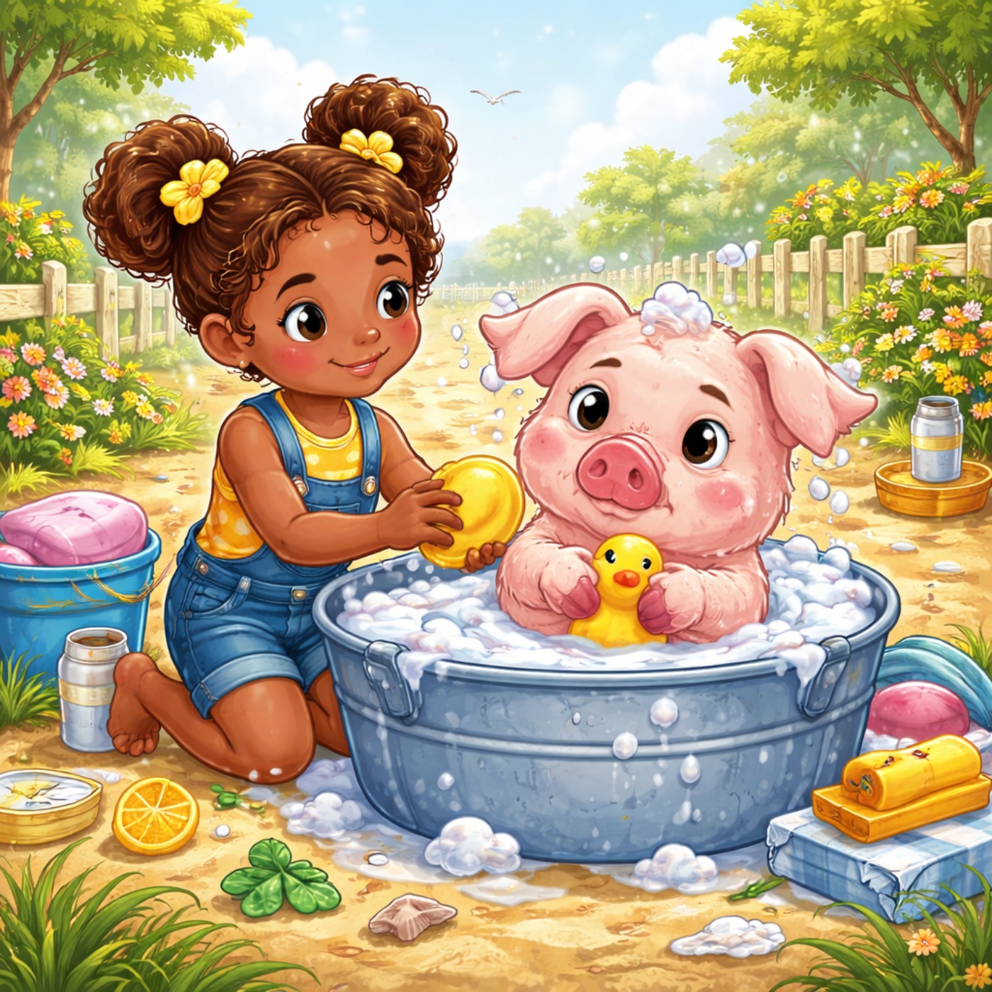 Perrie and the Pig That Didn’t Like Bath Time