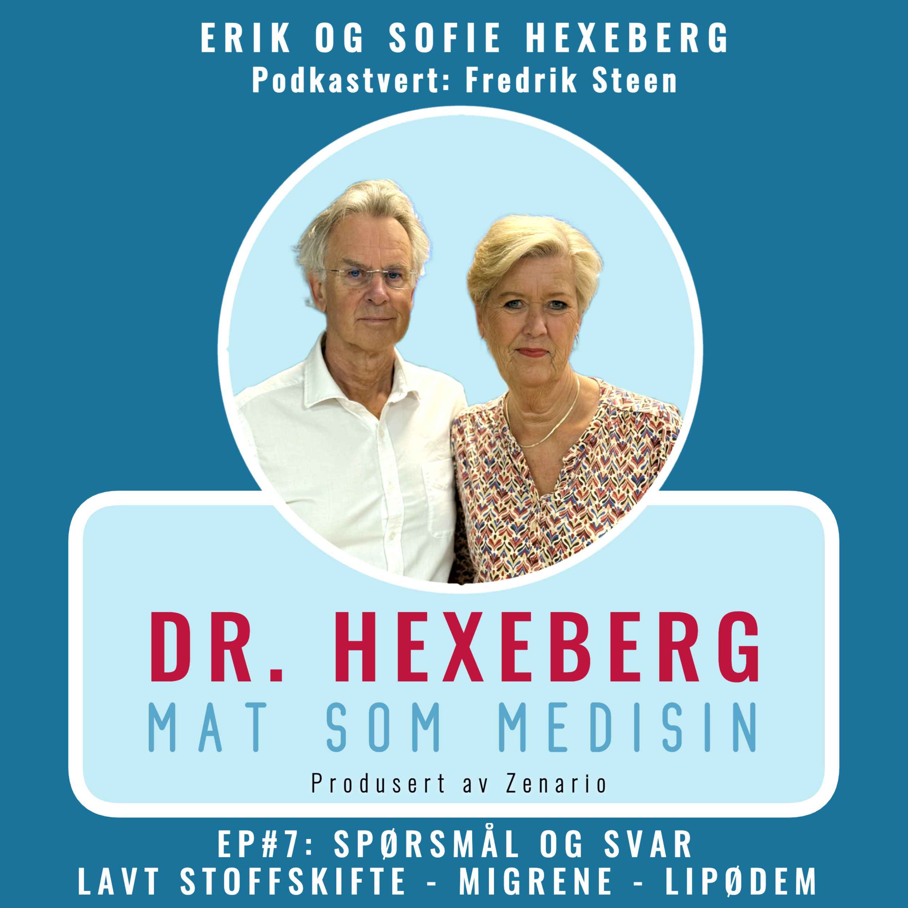 #7: SPØRSMÅL OG SVAR - LAVT STOFFSKIFTE - MIGRENE - LIPØDEM