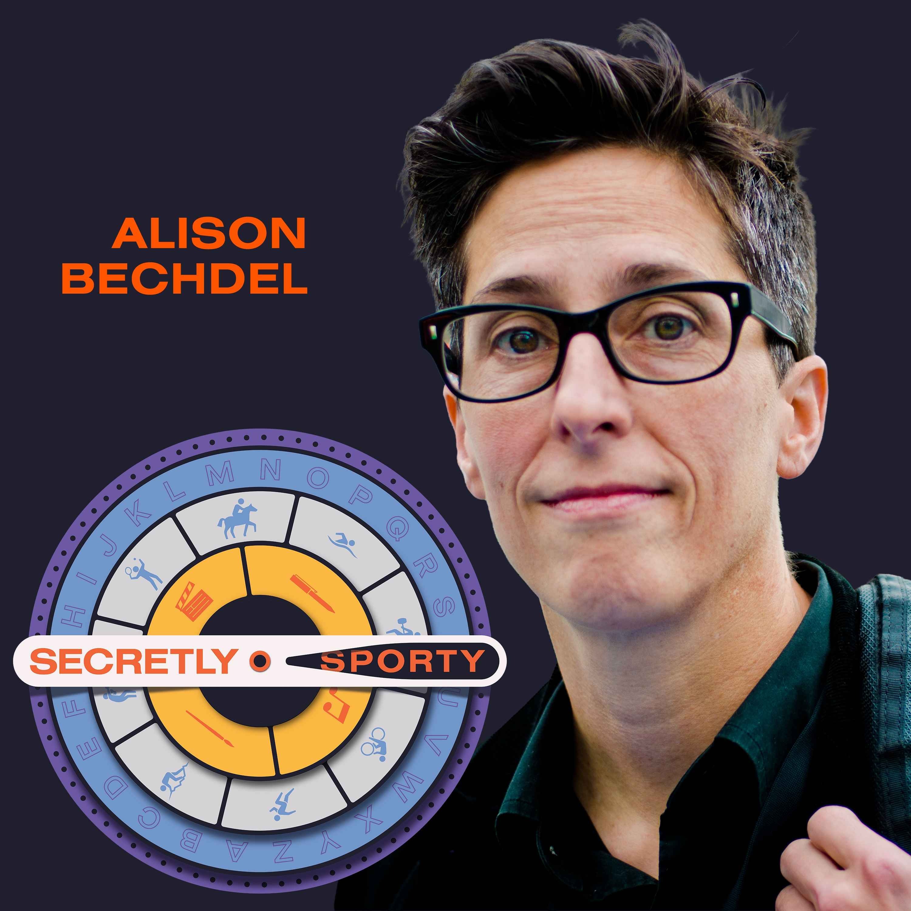 Alison Bechdel’s Superhuman Strength episode artwork