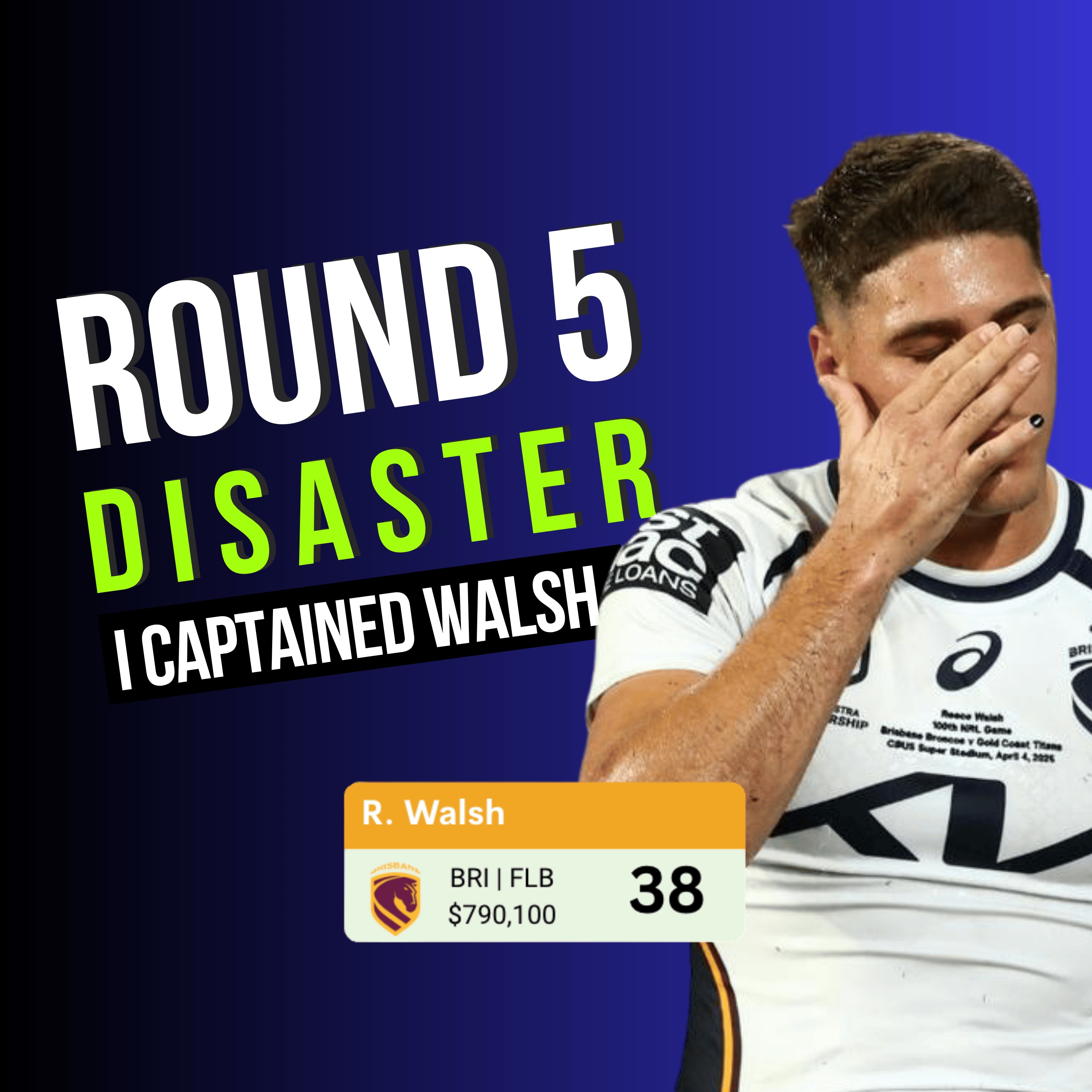 WALSH DISASTER & SO MUCH MORE | NRL Supercoach Round 5 Review | The Trade Room episode artwork