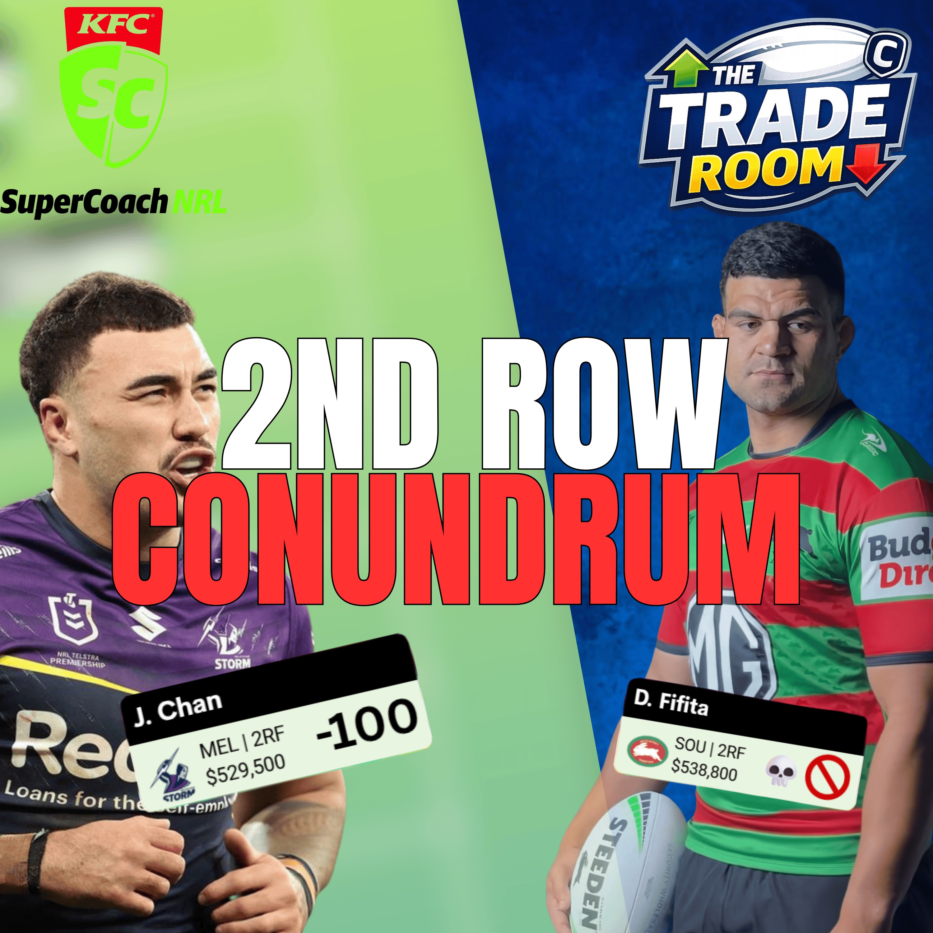 NRL Supercoach 2026 | WHAT DO WE DO IN 2RF? The Trade Room episode artwork
