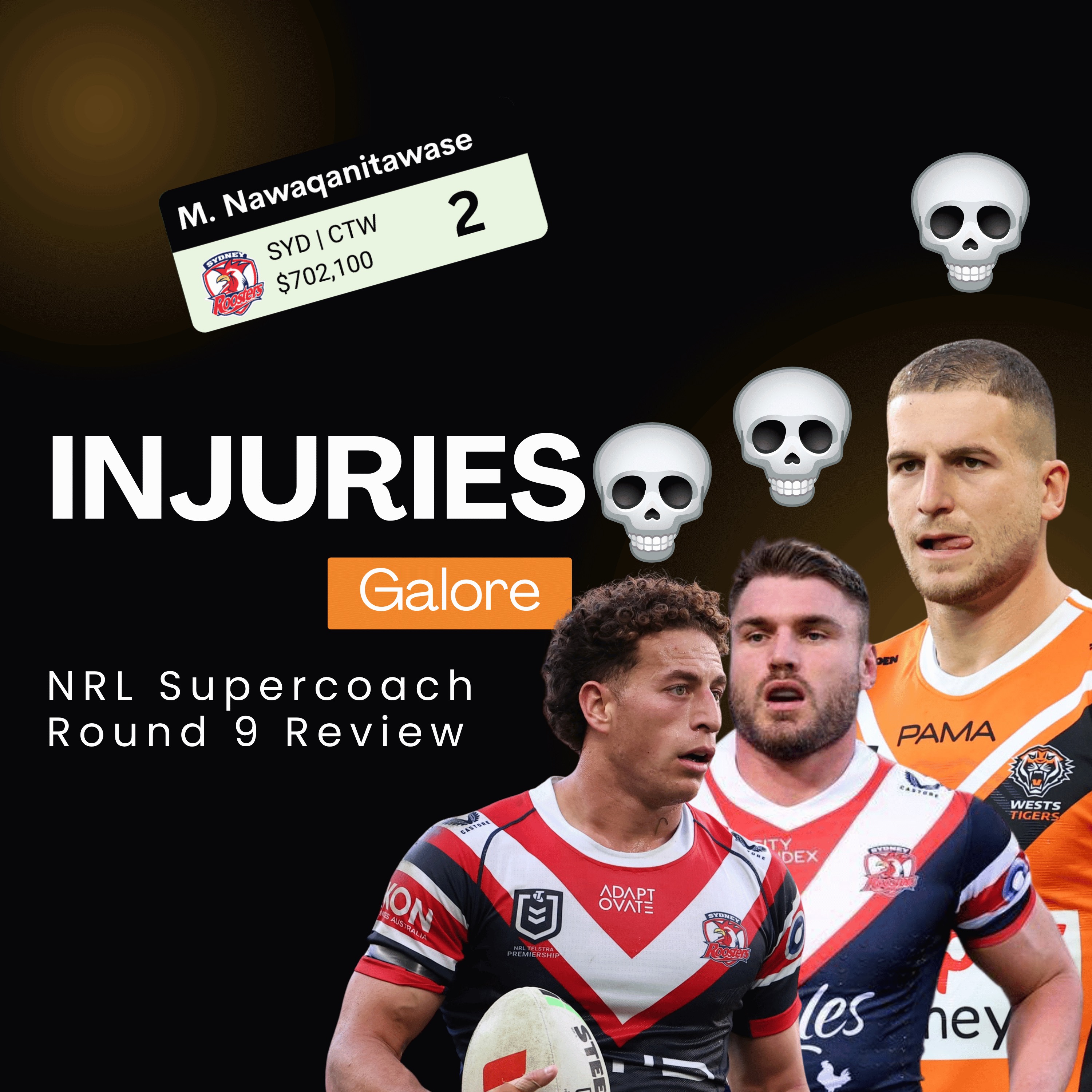 MORE INJURY CARNAGE! NRL Supercoach Round 9 Review | The Trade Room episode artwork