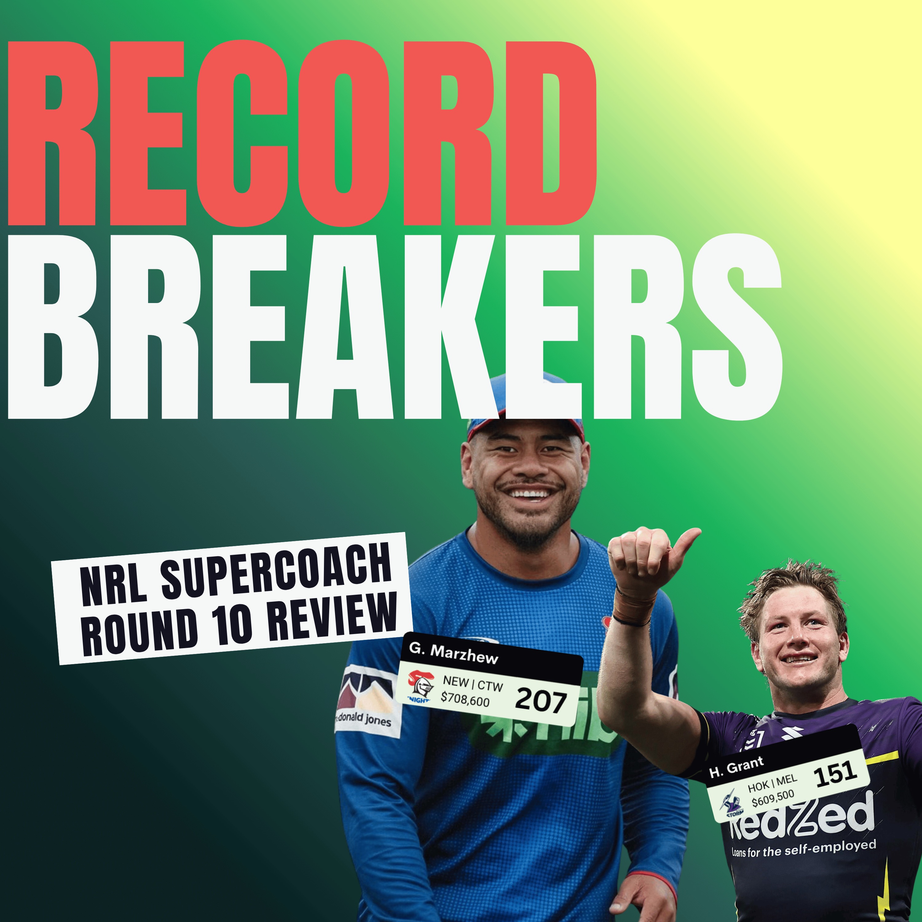 RECORDS HAVE BEEN BROKEN! NRL Supercoach Round 10 Review | The Trade Room episode artwork