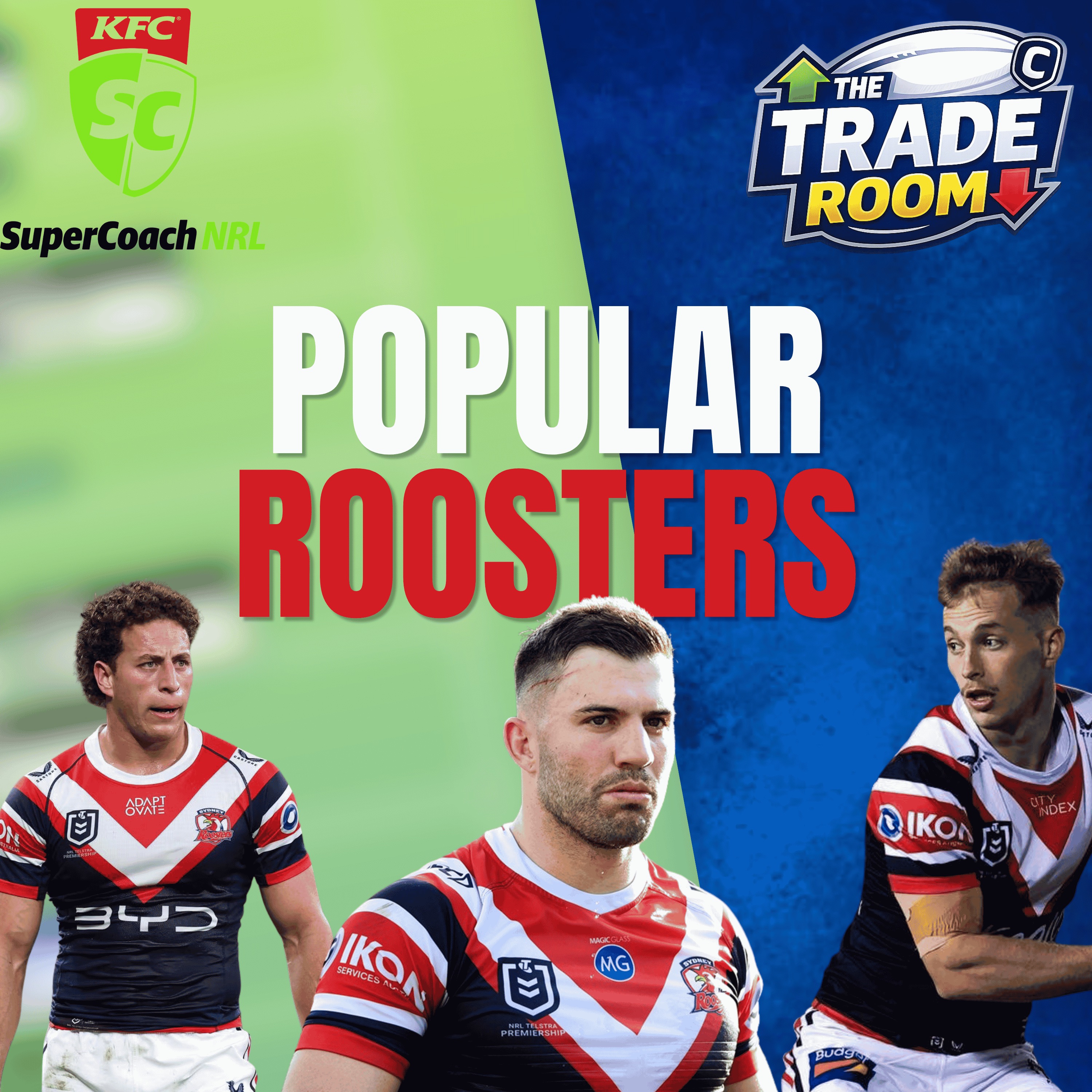 NRL Supercoach 2026 | ROOSTERS TO WIN YOUR HEAD TO HEAD | The Trade Room episode artwork