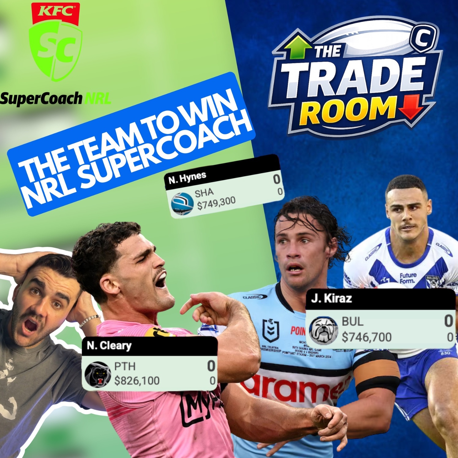 NRL Supercoach 2026 | The Trade Room | The Team to win SuperCoach! episode artwork