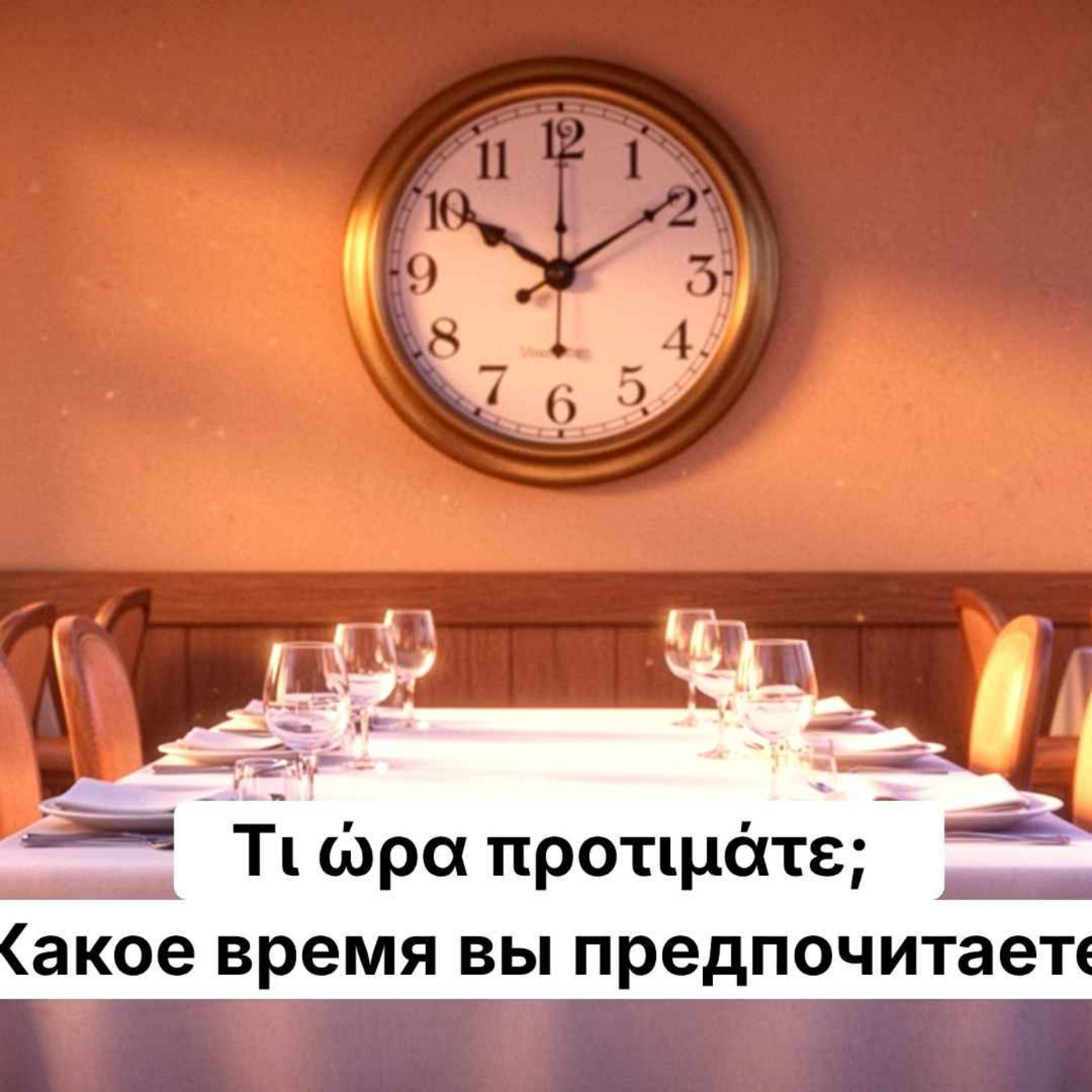 Ресторан. Фразы на греческом языке с переводом на русский. Греческий язык для русскоговорящих