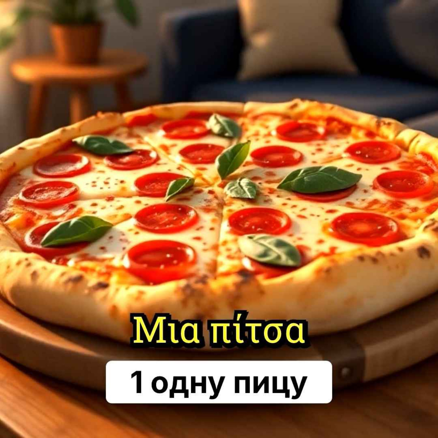 Заказ пиццы на греческом 🍕 Диалог + словарь + глаголы + фразы episode artwork